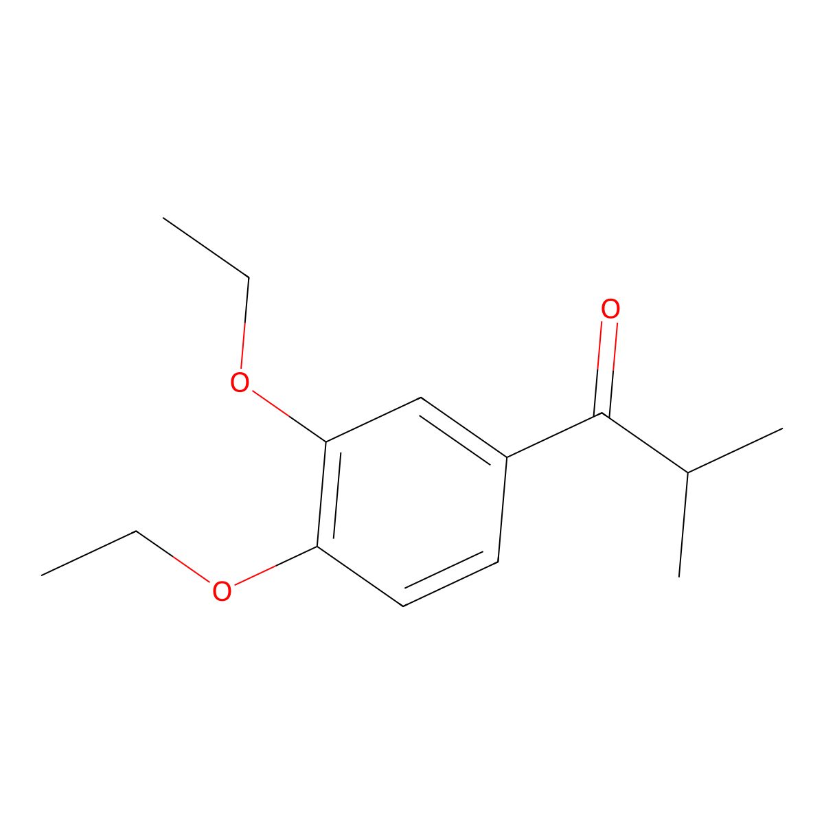 1-(3,4-Diethoxyphenyl)-2-methylpropan-1-one molecular structure, CAS 1094424-72-2