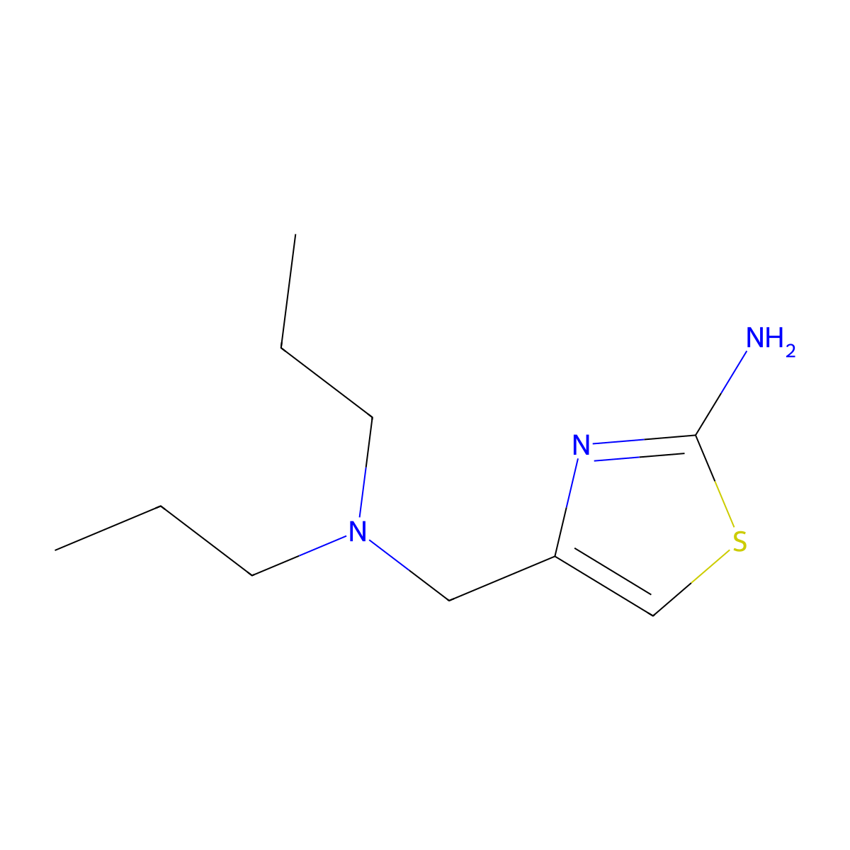 4-[(Dipropylamino)methyl]-1,3-thiazol-2-amine molecular structure, CAS 1094427-46-9