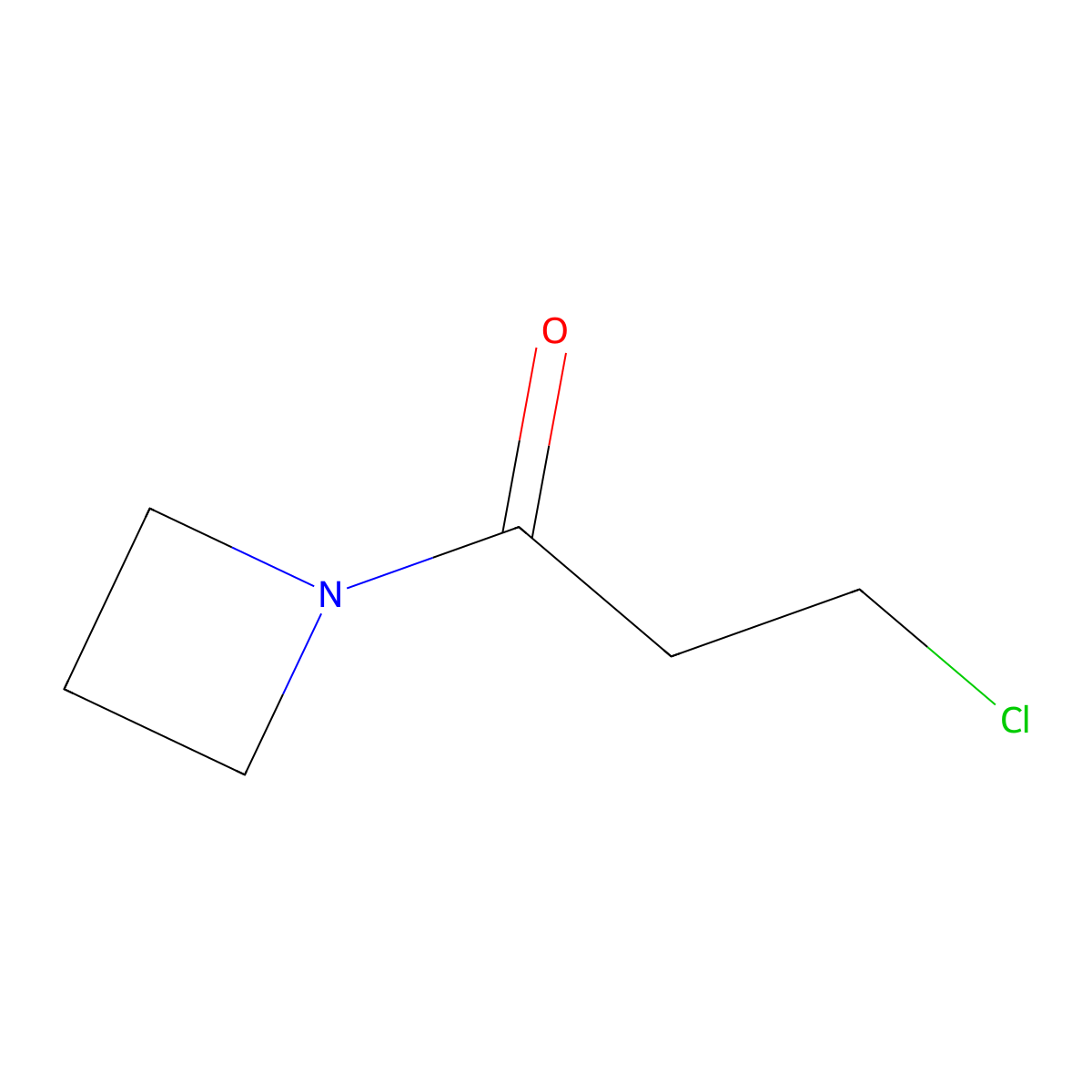 1-(Azetidin-1-YL)-3-chloropropan-1-one molecular structure, CAS 1094428-17-7