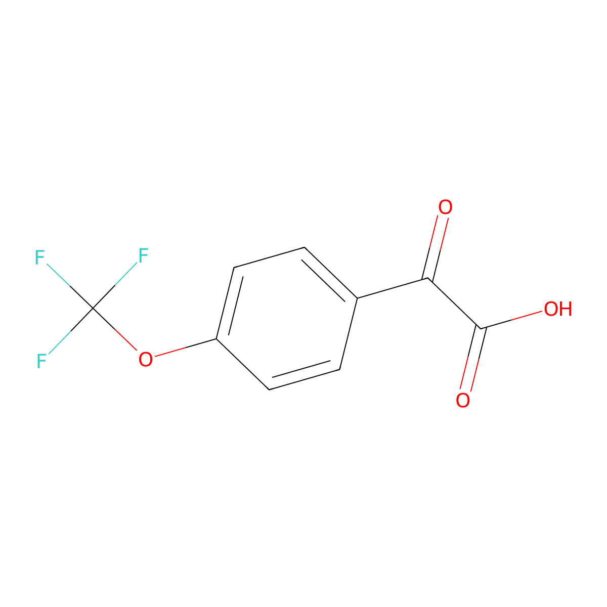 4-(Trifluoromethoxy)benzoylformic acid molecular structure, CAS 1094428-28-0
