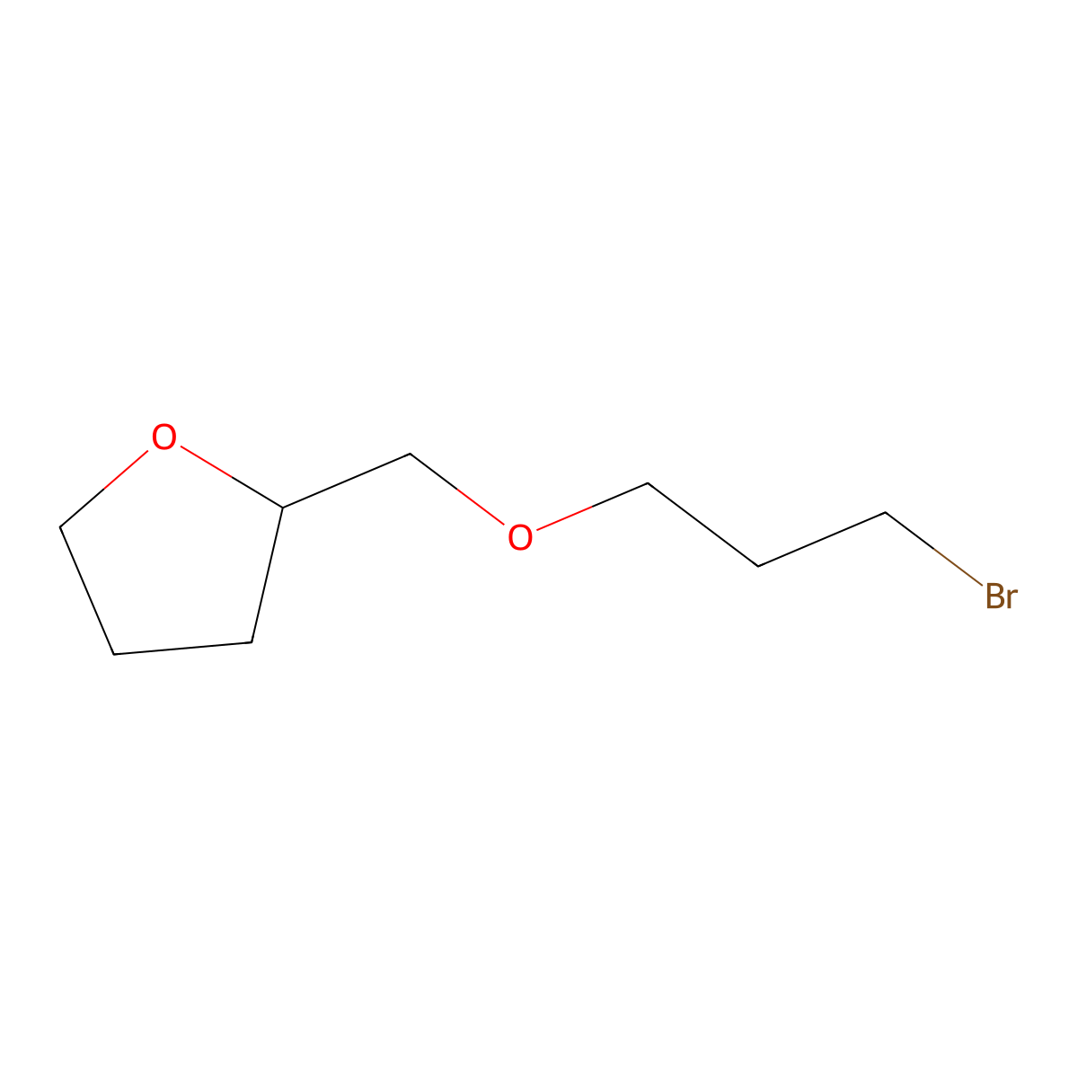 2-[(3-Bromopropoxy)methyl]oxolane molecular structure, CAS 1094435-43-4