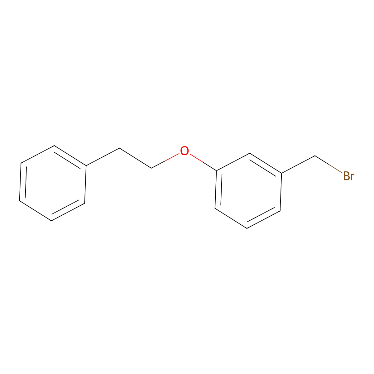 1-(Bromomethyl)-3-(2-phenylethoxy)benzene molecular structure, CAS 1094438-88-6