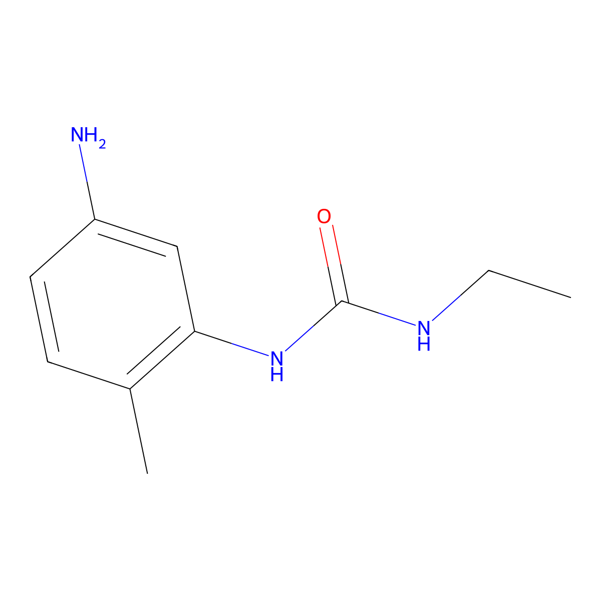 1-(5-Amino-2-methylphenyl)-3-ethylurea molecular structure, CAS 1094458-56-6