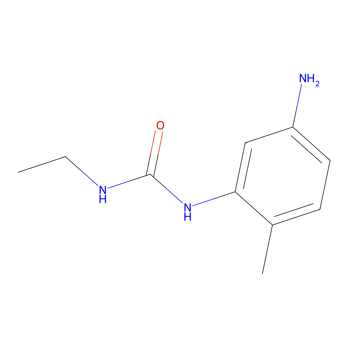 1-(5-Amino-2-methylphenyl)-3-ethylurea molecular structure, CAS 1094458-56-6