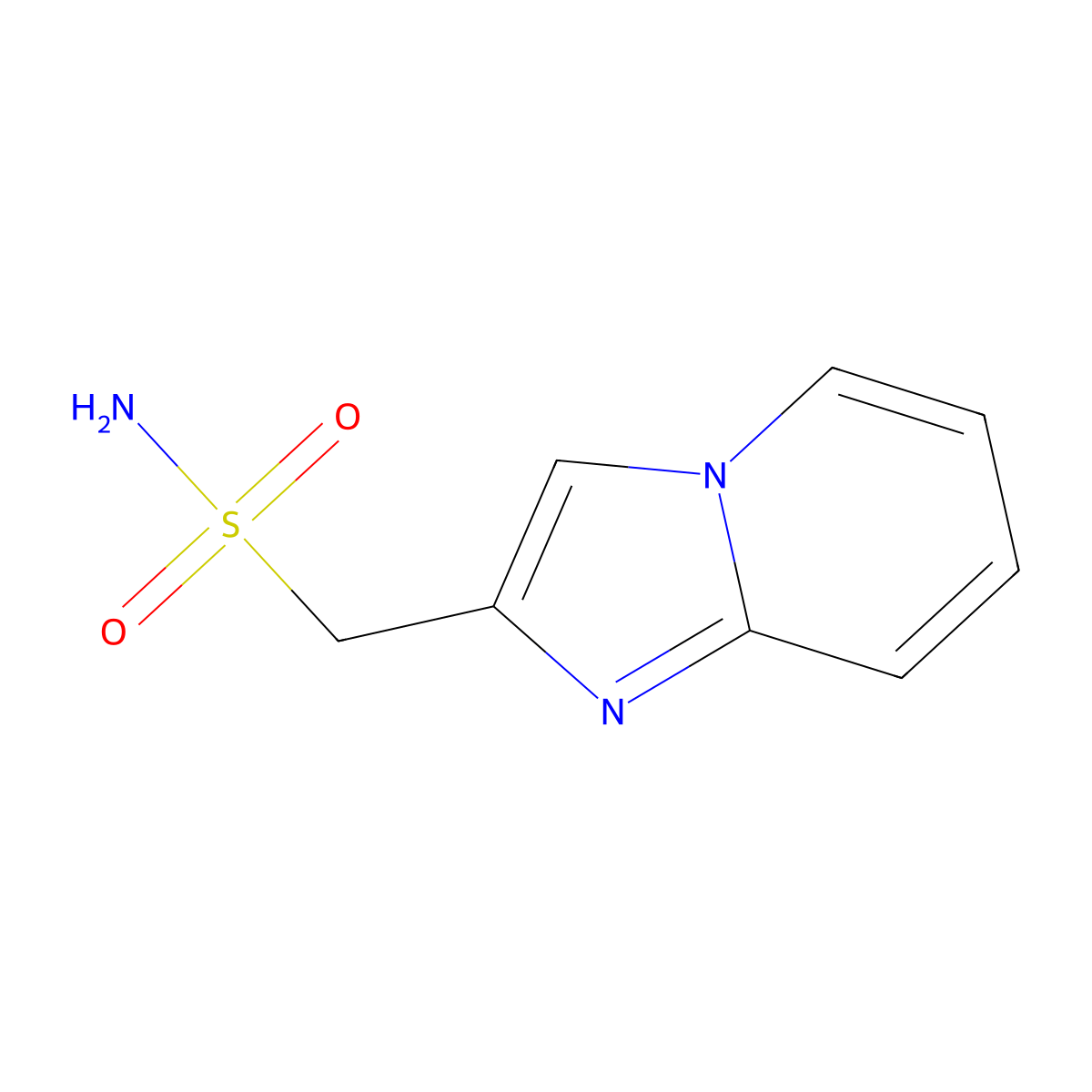 {Imidazo[1,2-a]pyridin-2-yl}methanesulfonamide molecular structure, CAS 1094481-97-6