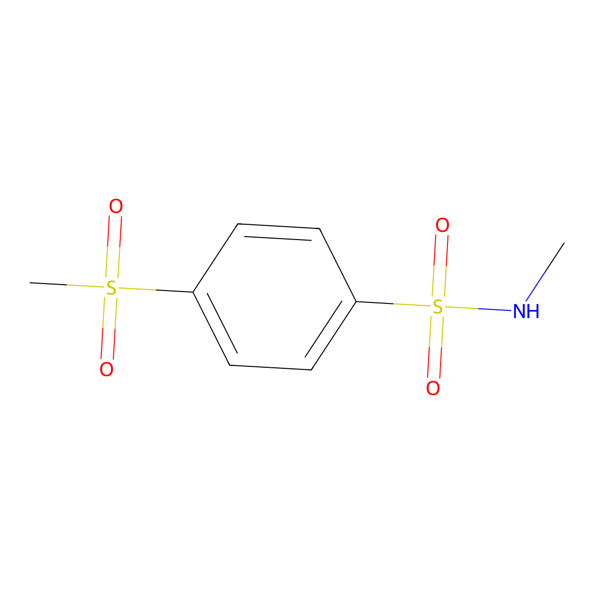 n-Methyl-4-(methylsulfonyl)benzenesulfonamide molecular structure, CAS 1094495-98-3