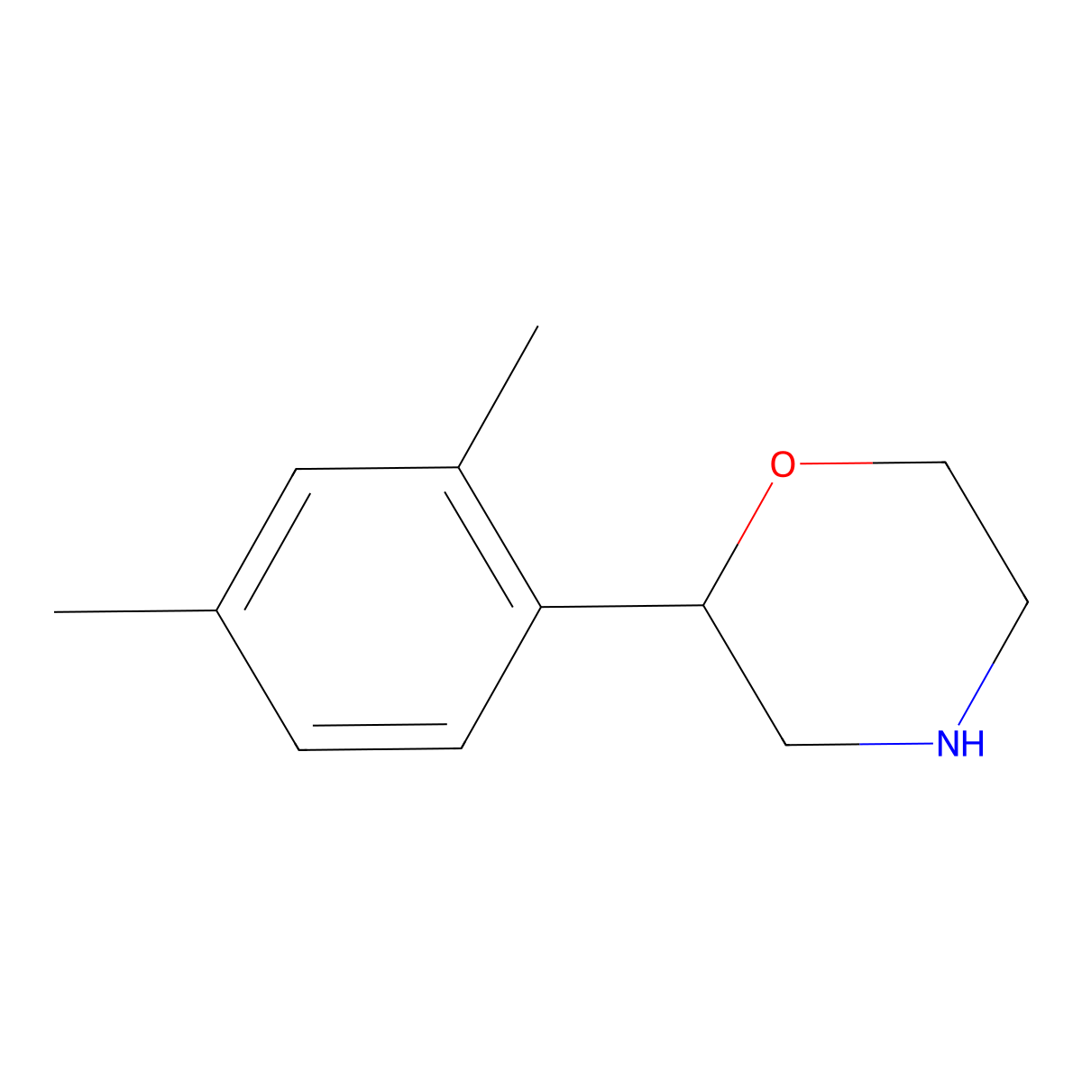 2-(2,4-Dimethylphenyl)morpholine molecular structure, CAS 1094508-93-6