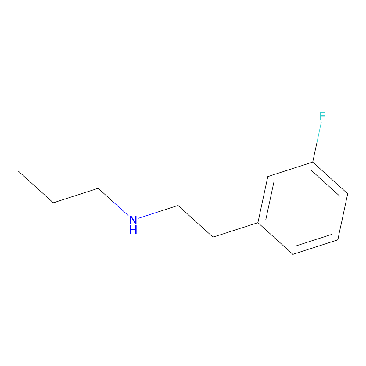 [2-(3-Fluorophenyl)ethyl](propyl)amine molecular structure, CAS 1094511-94-0