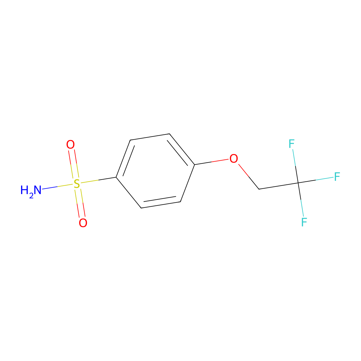 4-(2,2,2-Trifluoroethoxy)benzene-1-sulfonamide molecular structure, CAS 1094536-97-6