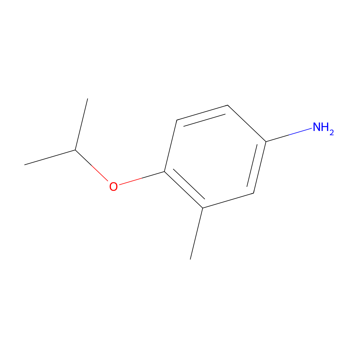 3-Methyl-4-(propan-2-yloxy)aniline molecular structure, CAS 1094544-66-7