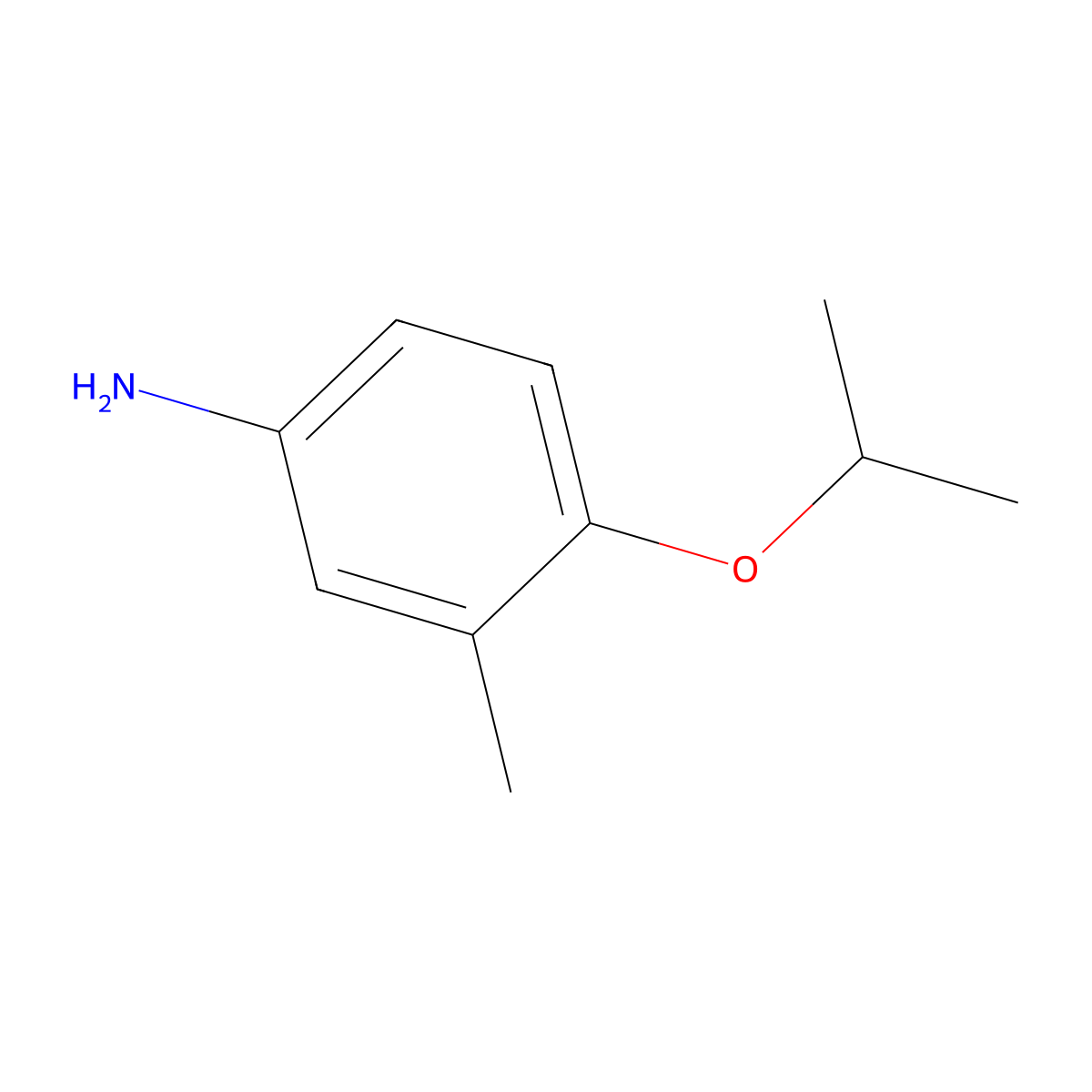 3-Methyl-4-(propan-2-yloxy)aniline molecular structure, CAS 1094544-66-7