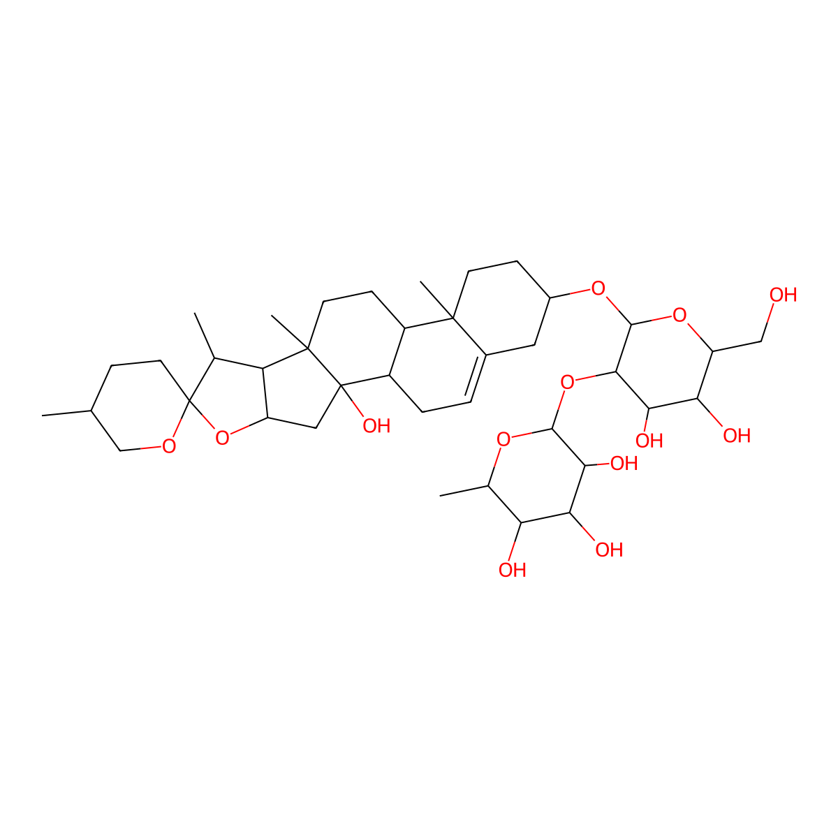 Dracaenoside F molecular structure, CAS 109460-83-5