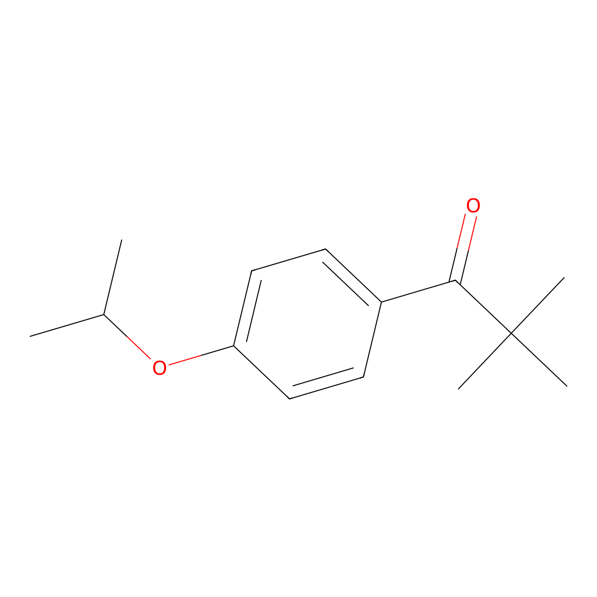 2,2-Dimethyl-1-[4-(propan-2-yloxy)phenyl]propan-1-one molecular structure, CAS 1094639-21-0