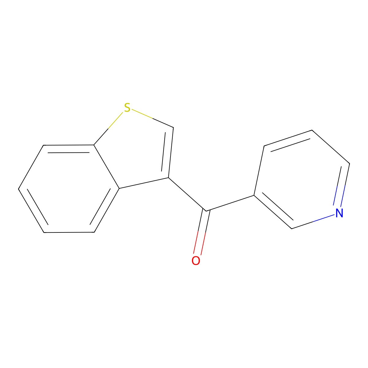 3-(1-Benzothiophene-3-carbonyl)pyridine molecular structure, CAS 1094639-91-4