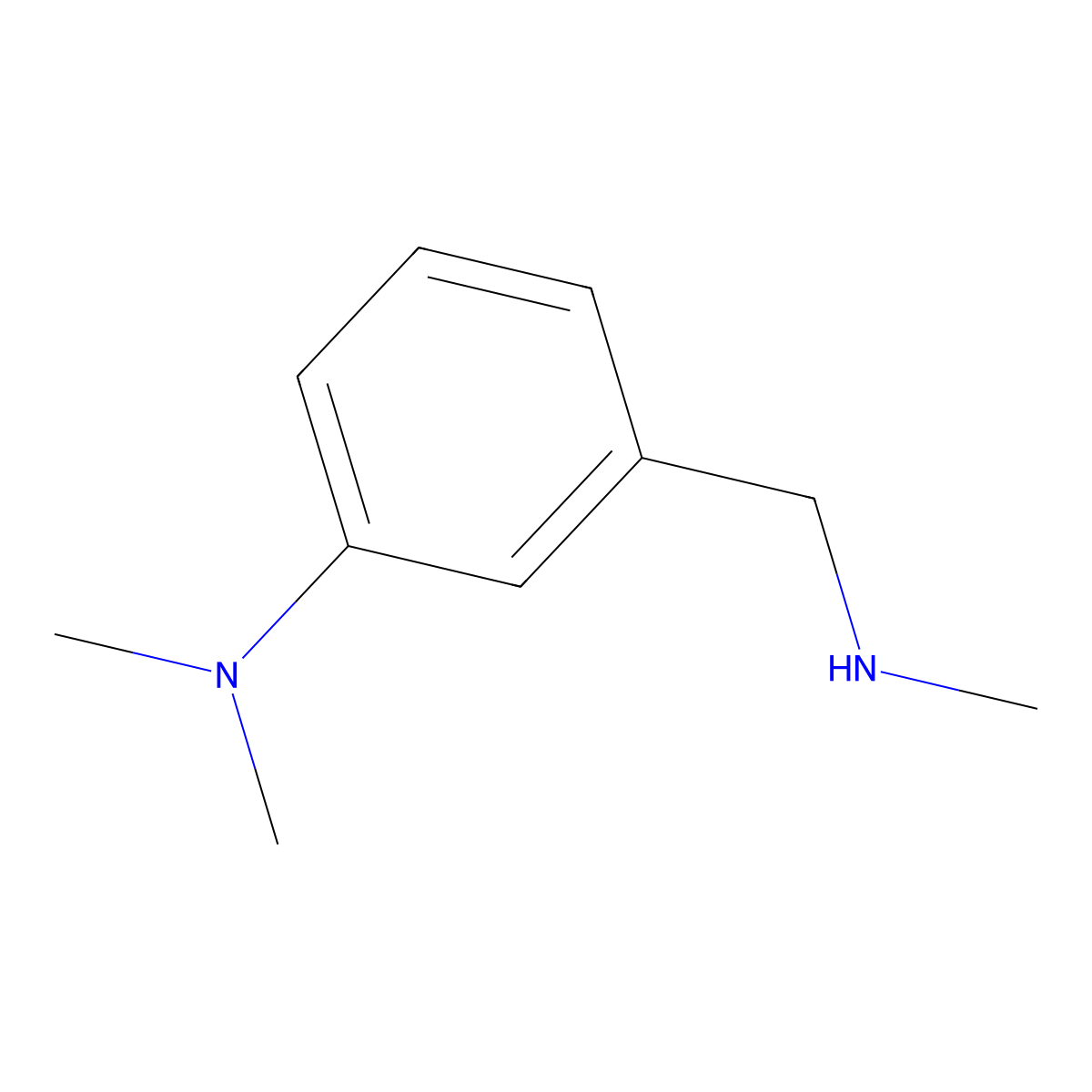 N,N-dimethyl-3-((methylamino)methyl)aniline molecular structure, CAS 1094641-61-8