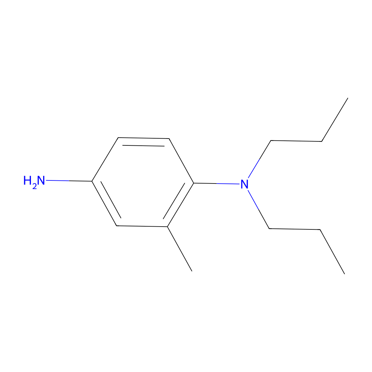 2-Methyl-N1,N1-dipropylbenzene-1,4-diamine molecular structure, CAS 1094646-24-8
