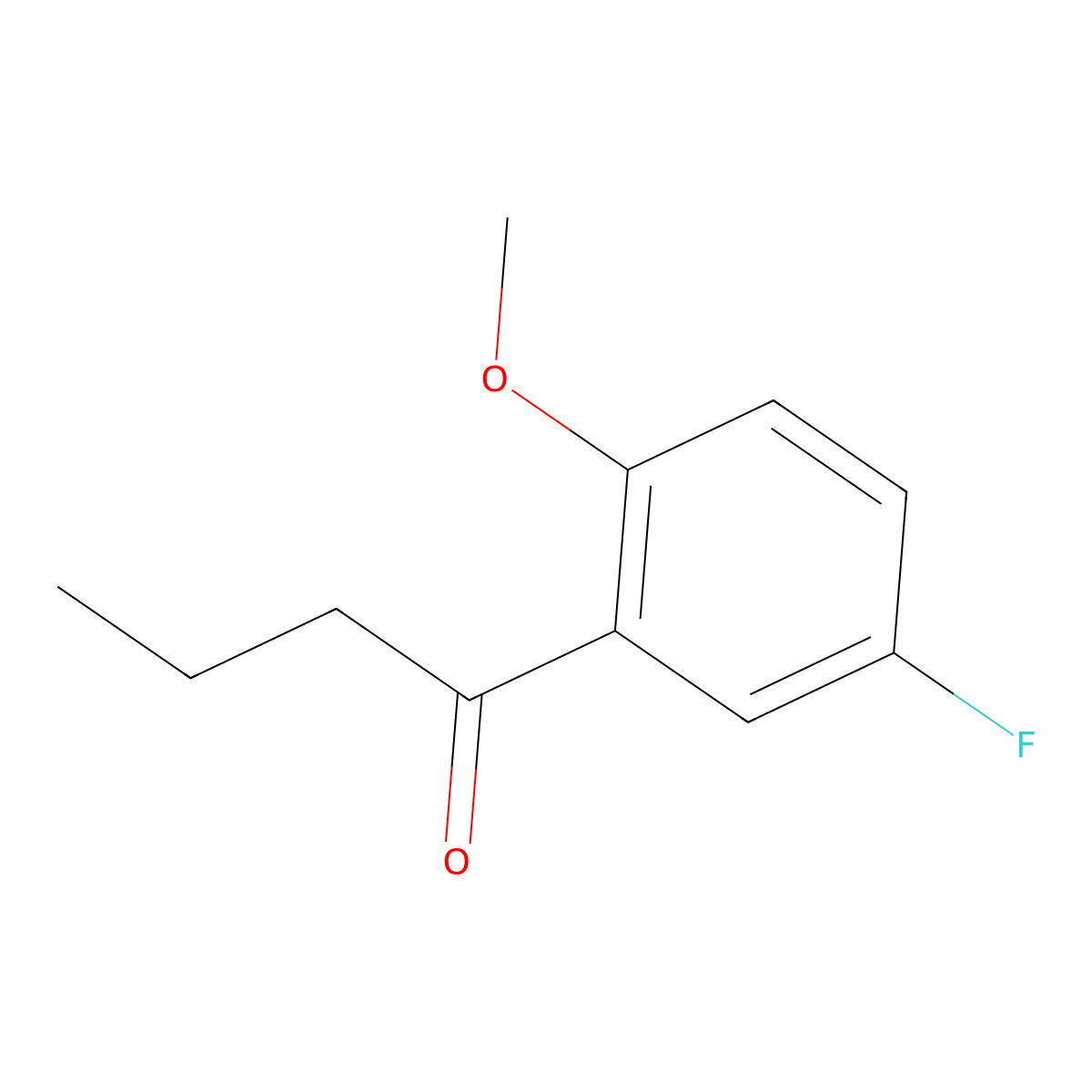 1-(5-Fluoro-2-methoxyphenyl)butan-1-one molecular structure, CAS 1094648-11-9