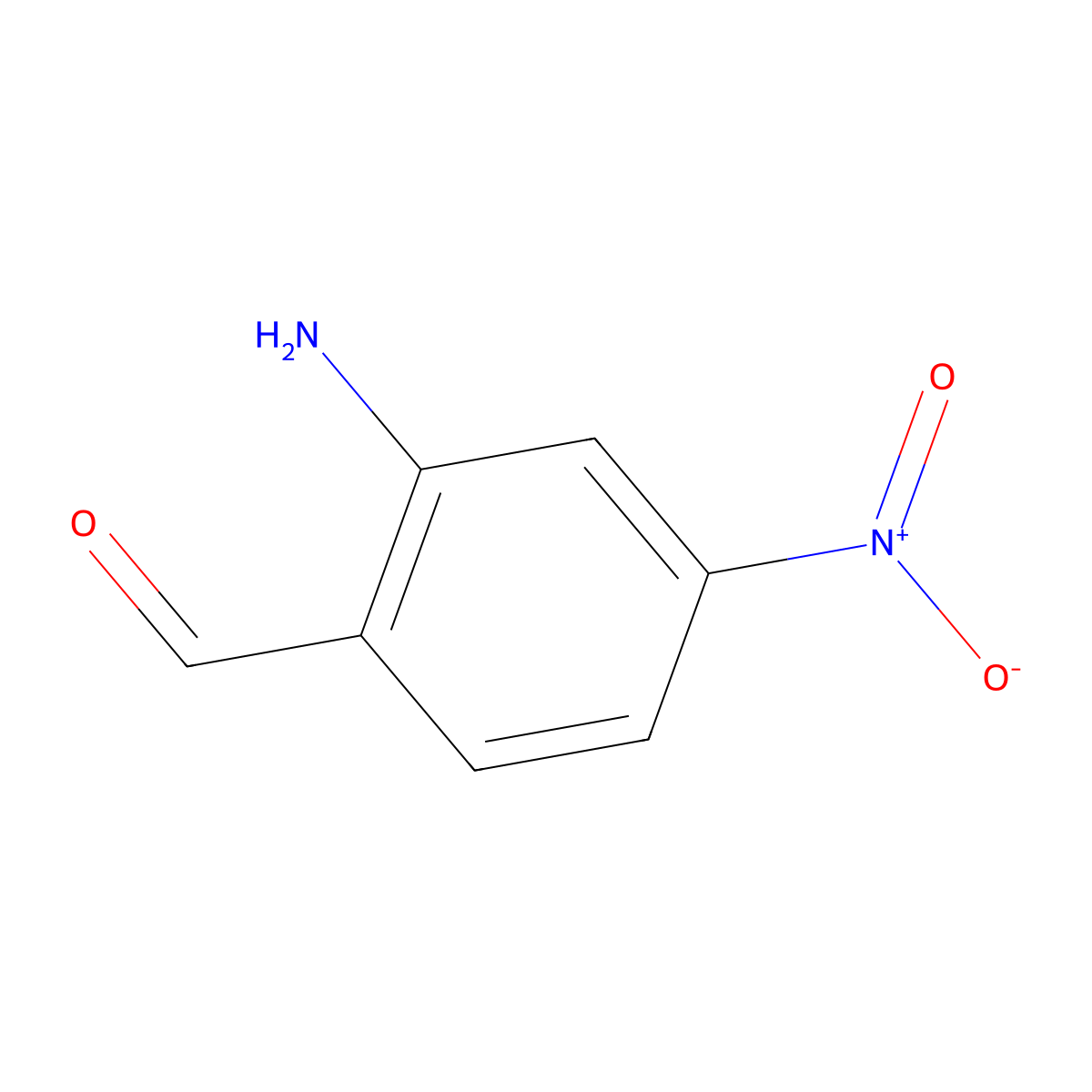 2-Amino-4-nitrobenzaldehyde molecular structure, CAS 109466-84-4