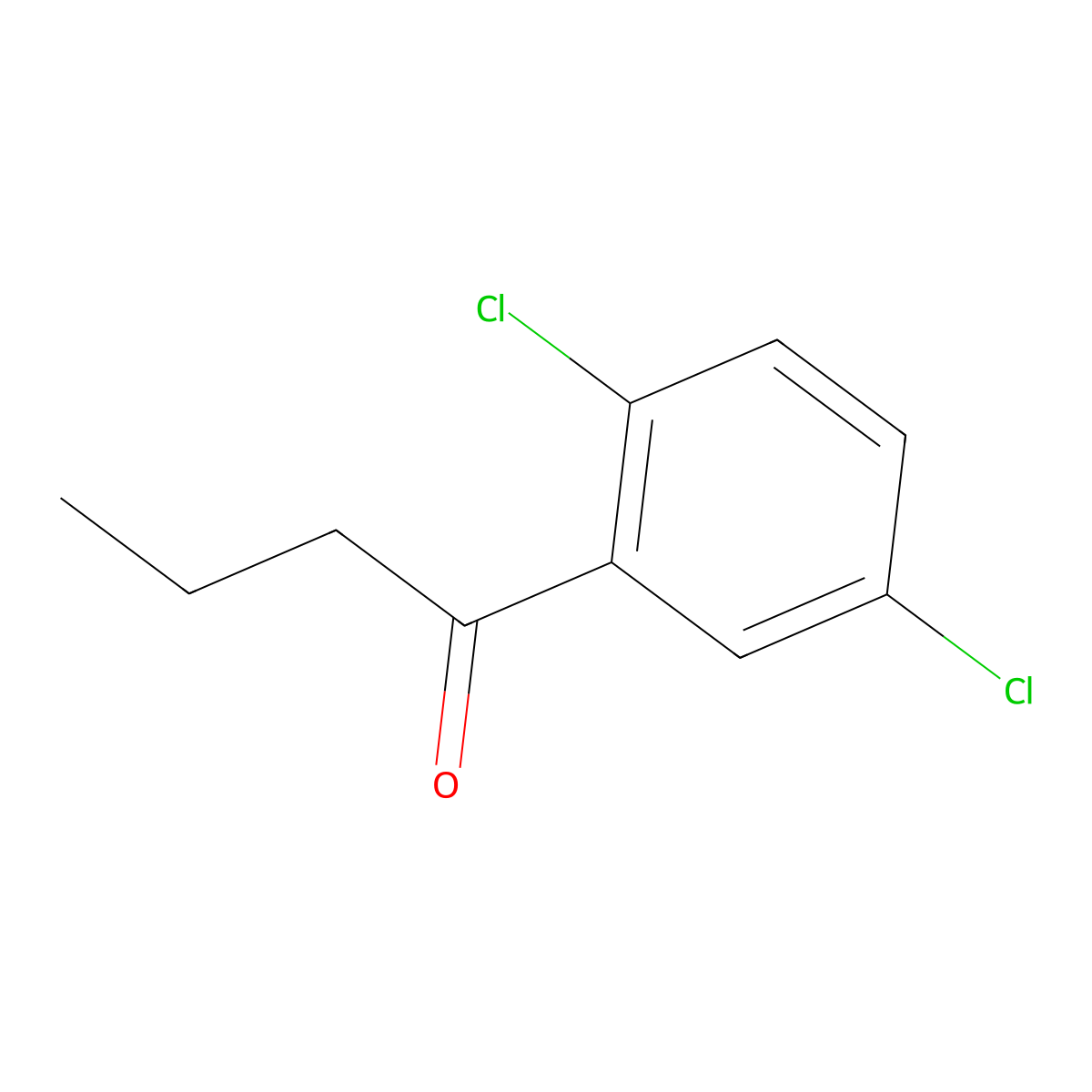 1-(2,5-Dichlorophenyl)butan-1-one molecular structure, CAS 1094664-18-2