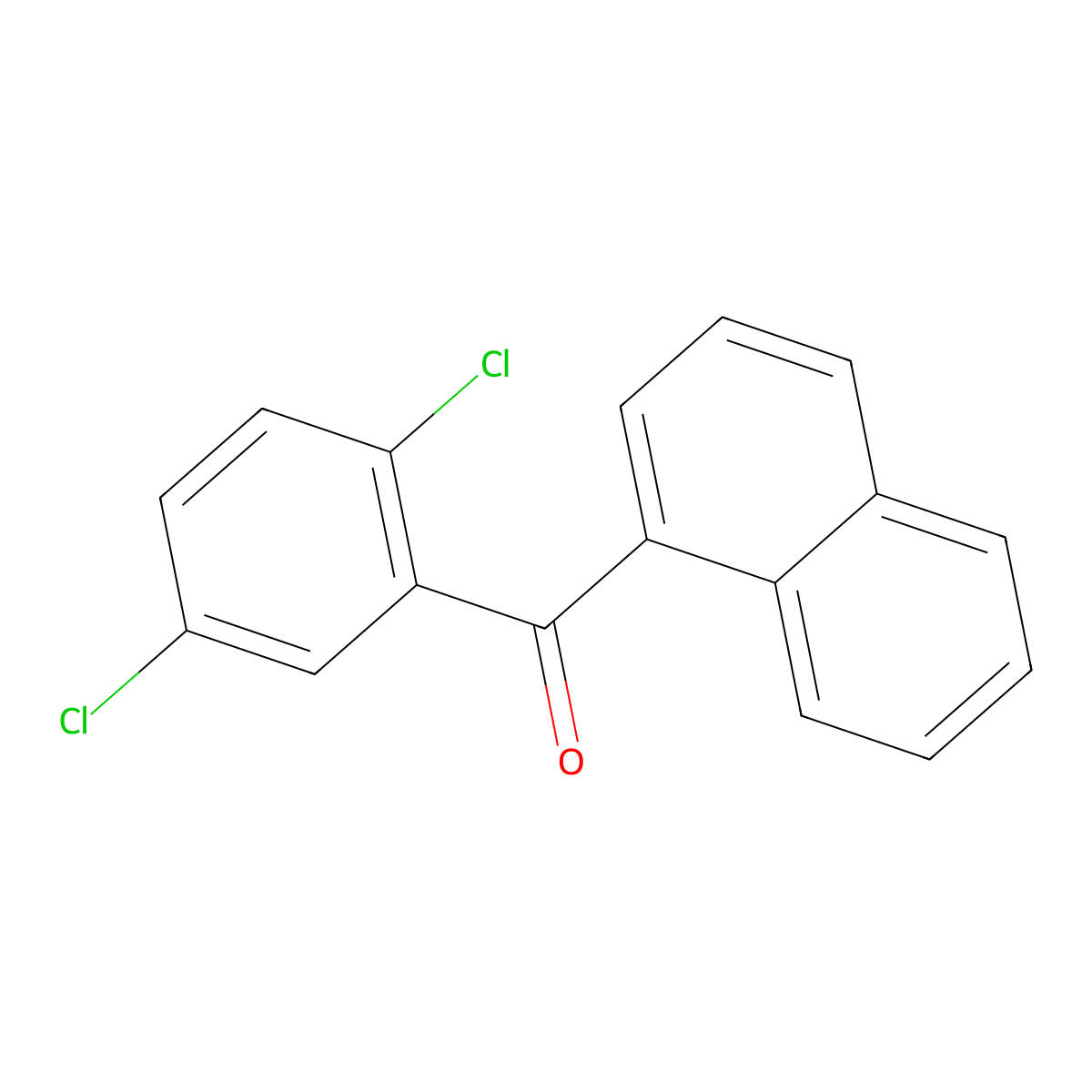 Methanone, (2,5-dichlorophenyl)-1-naphthalenyl- molecular structure, CAS 1094664-20-6