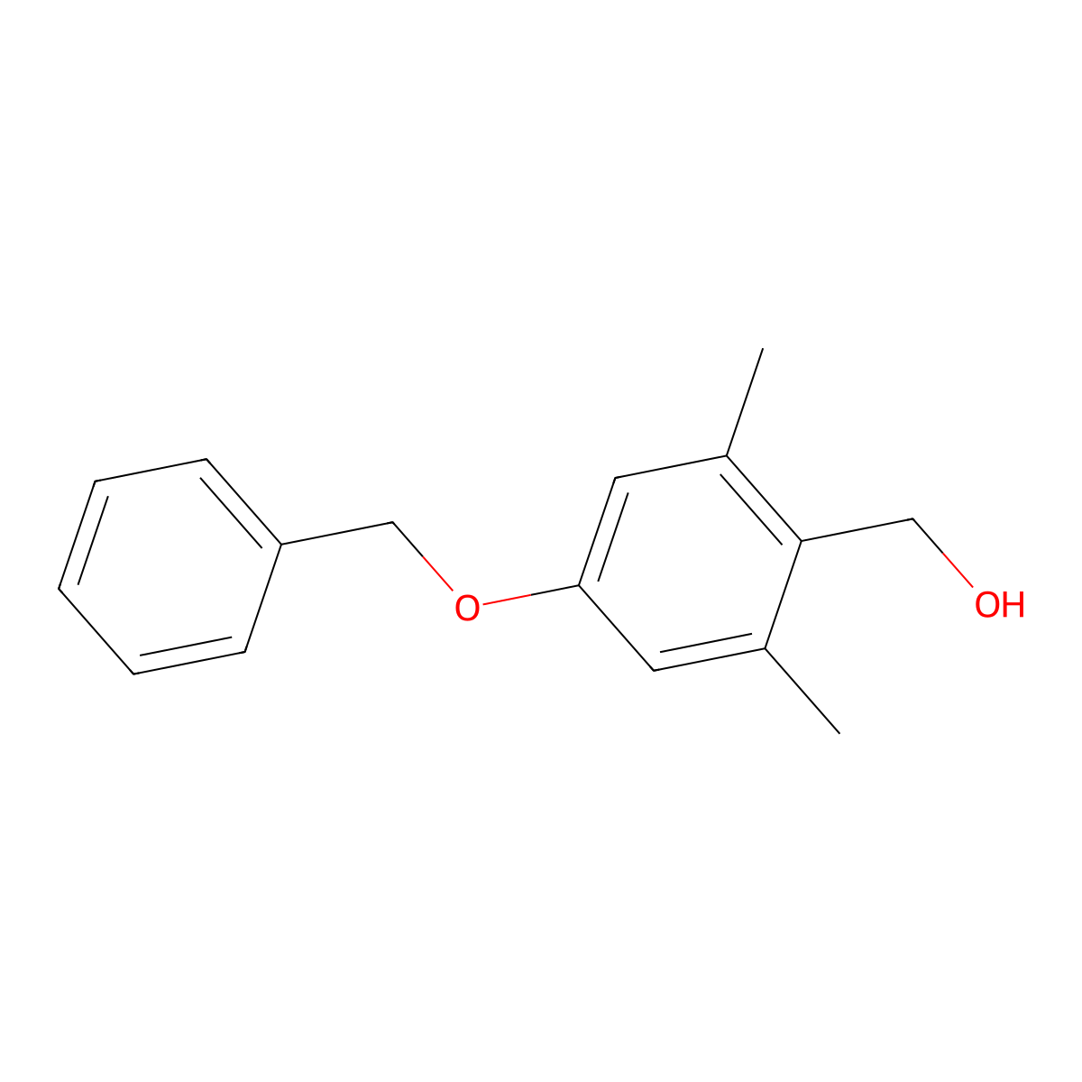 (4-(Benzyloxy)-2,6-dimethylphenyl)methanol molecular structure, CAS 109467-96-1