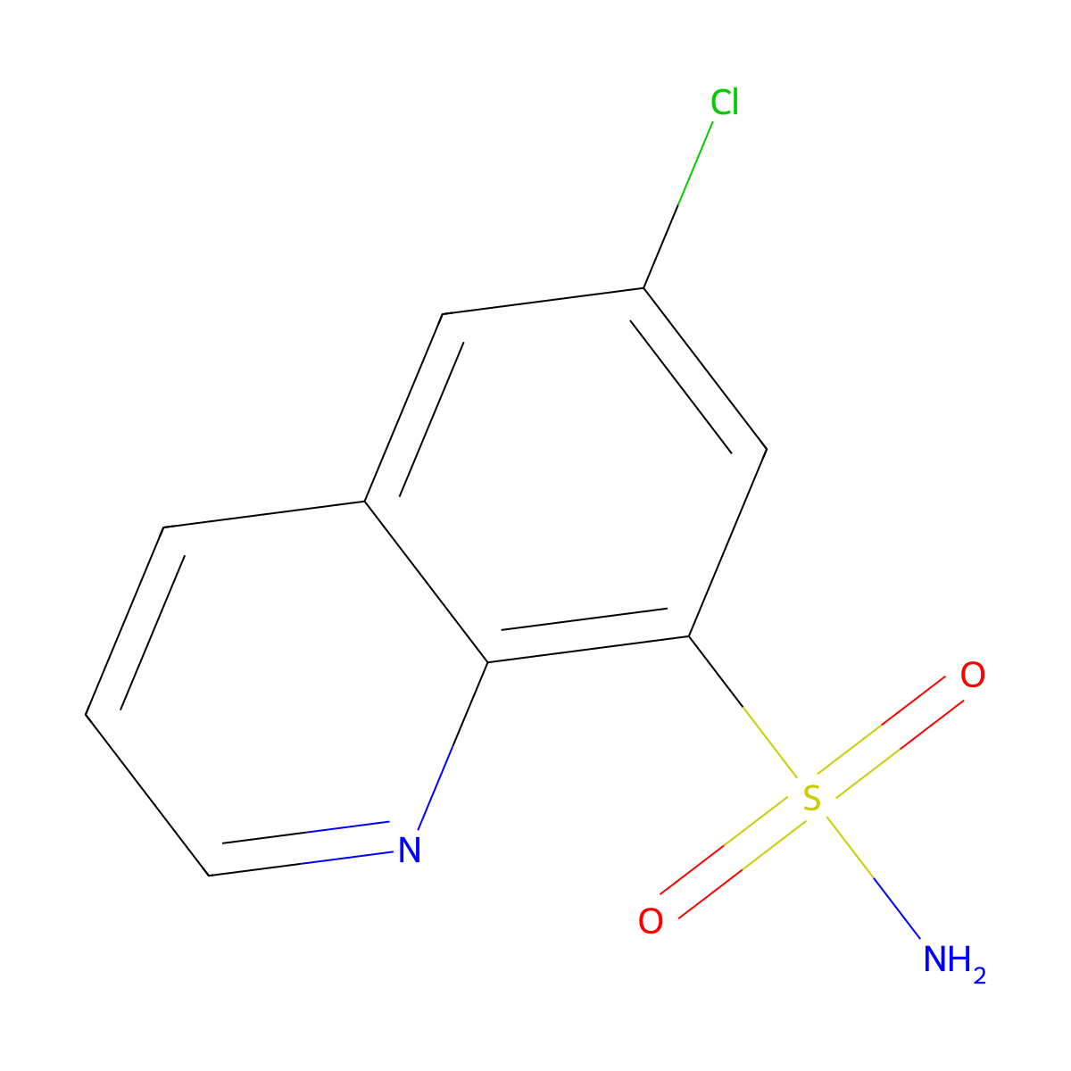 6-Chloroquinoline-8-sulfonamide molecular structure, CAS 1094671-86-9