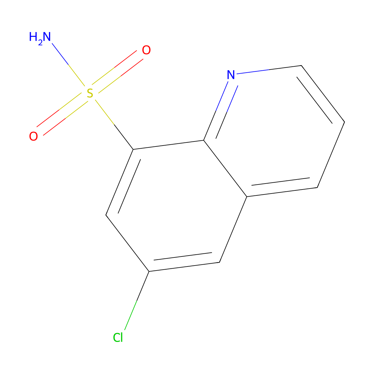 6-Chloroquinoline-8-sulfonamide molecular structure, CAS 1094671-86-9