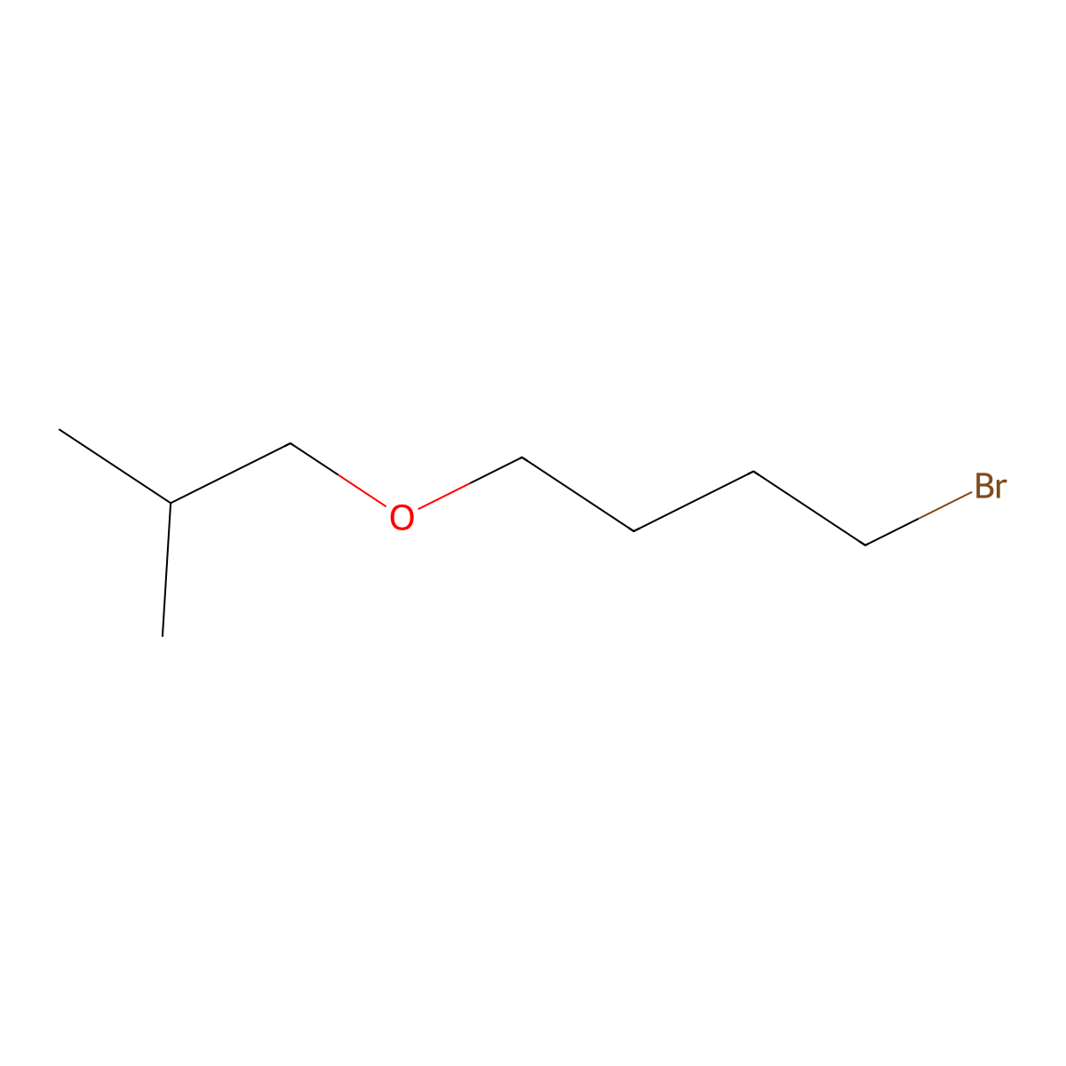 1-Bromo-4-(2-methylpropoxy)butane molecular structure, CAS 1094698-14-2