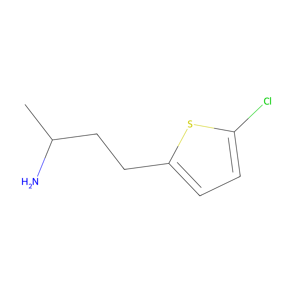 4-(5-Chlorothiophen-2-yl)butan-2-amine molecular structure, CAS 1094699-95-2