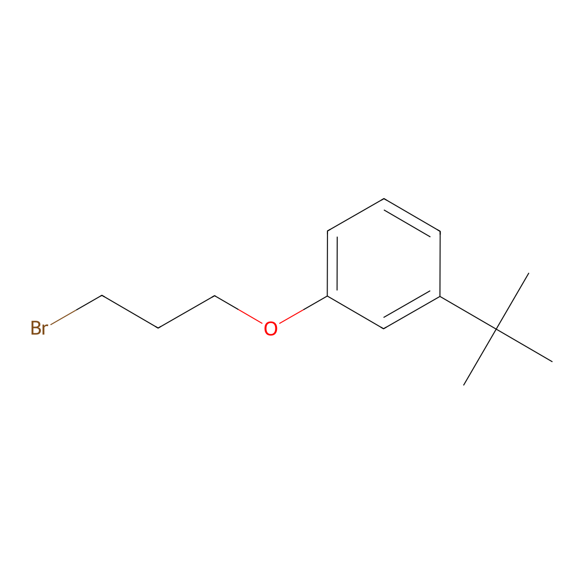 1-(3-Bromopropoxy)-3-tert-butylbenzene molecular structure, CAS 1094702-92-7