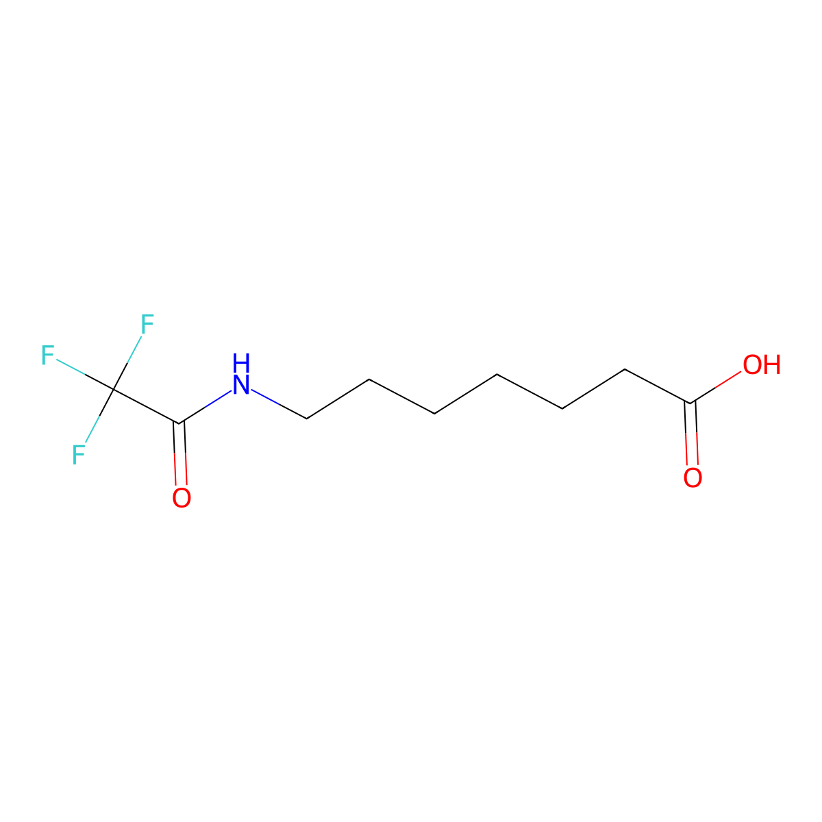 7-(Trifluoroacetamido)heptanoic acid molecular structure, CAS 1094703-79-3