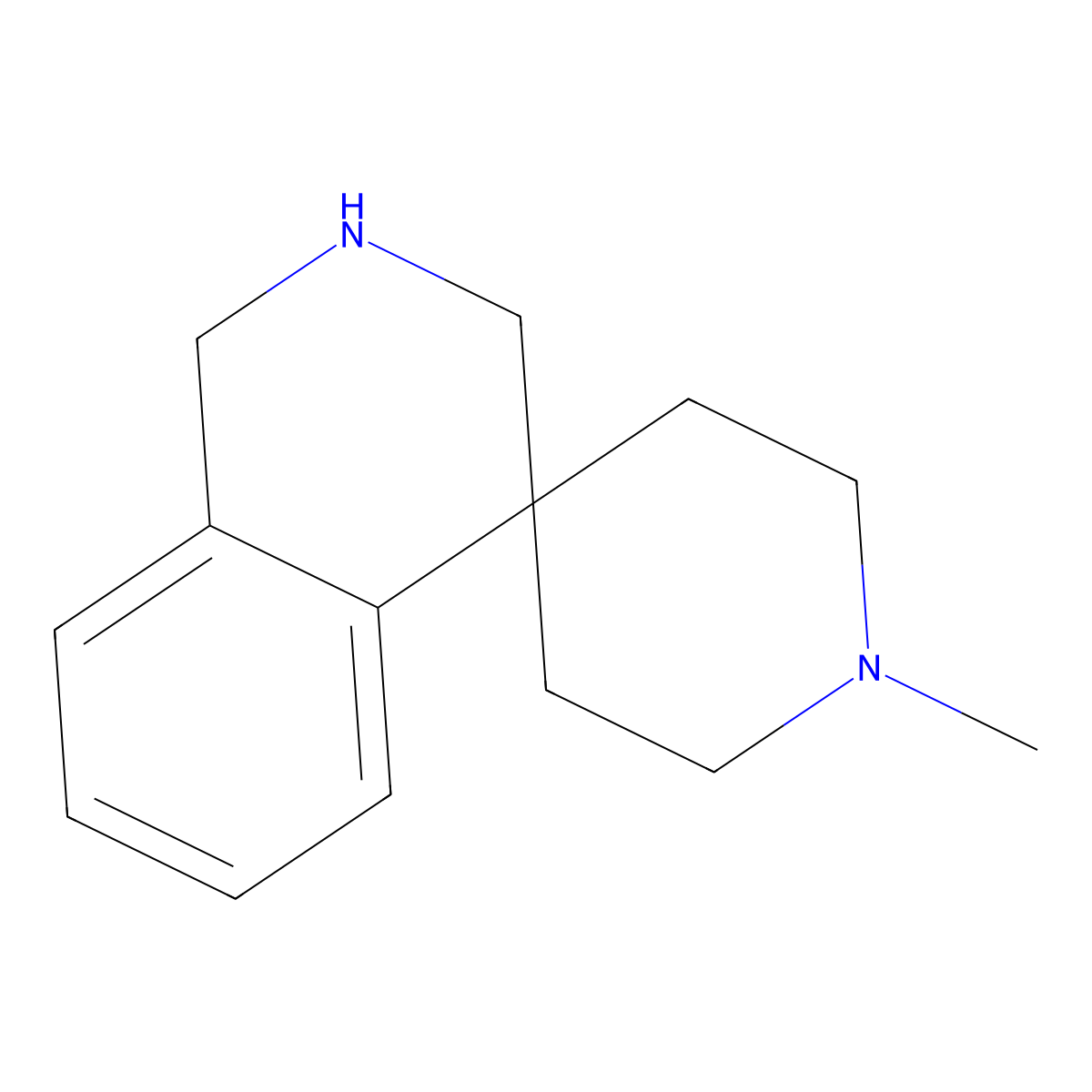 1'-Methyl-2,3-dihydro-1H-spiro[isoquinoline-4,4'-piperidine] molecular structure, CAS 109473-40-7