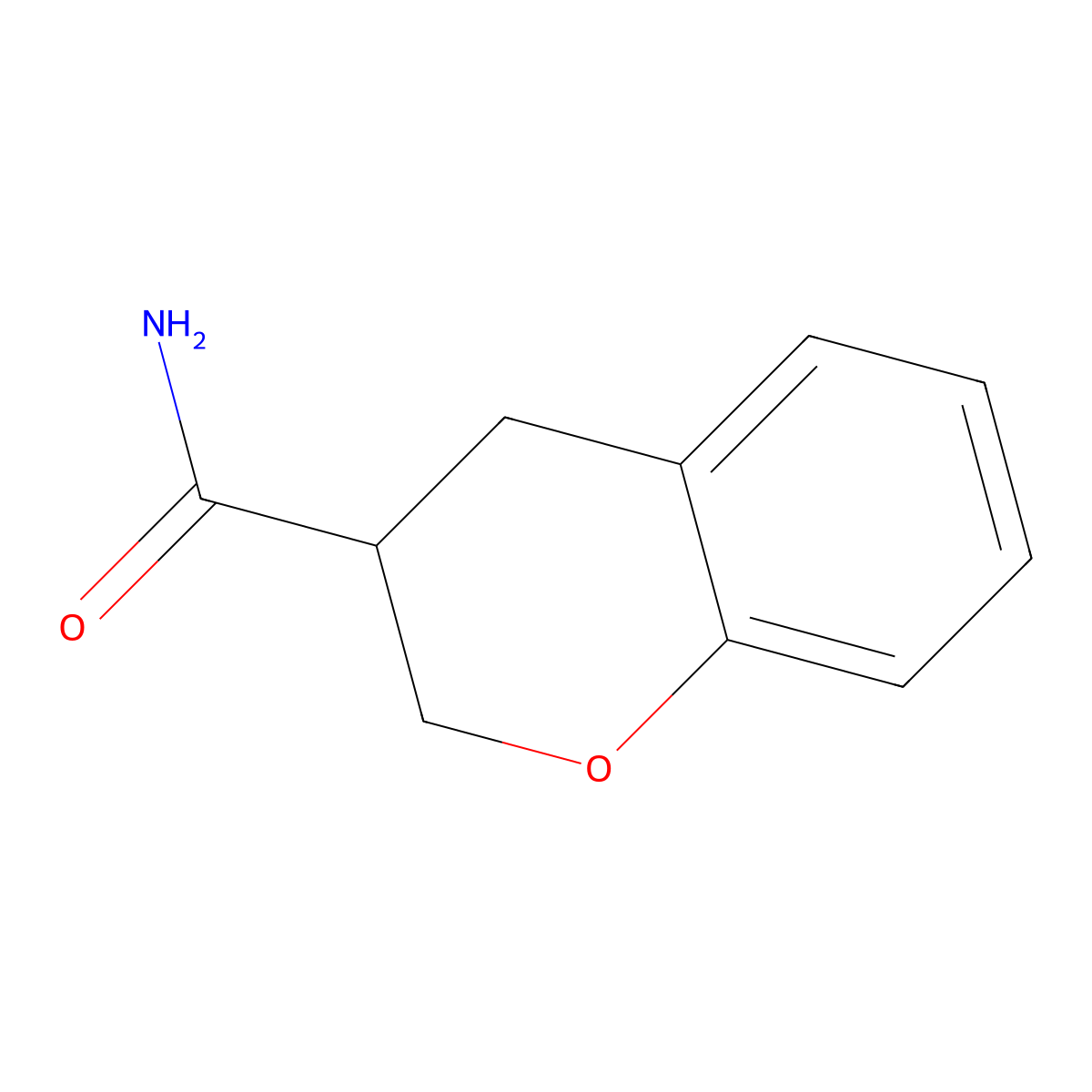 3,4-dihydro-2H-chromene-3-carboxamide molecular structure, CAS 1094733-93-3