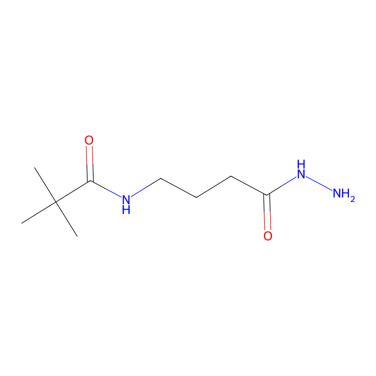 N-[3-(hydrazinecarbonyl)propyl]-2,2-dimethylpropanamide molecular structure, CAS 1094734-08-3