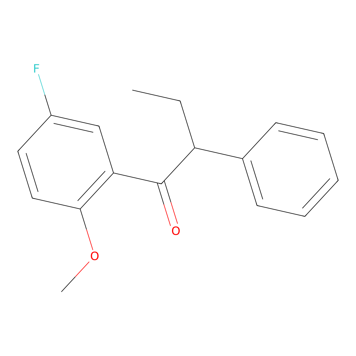 1-(5-Fluoro-2-methoxyphenyl)-2-phenylbutan-1-one molecular structure, CAS 1094748-78-3