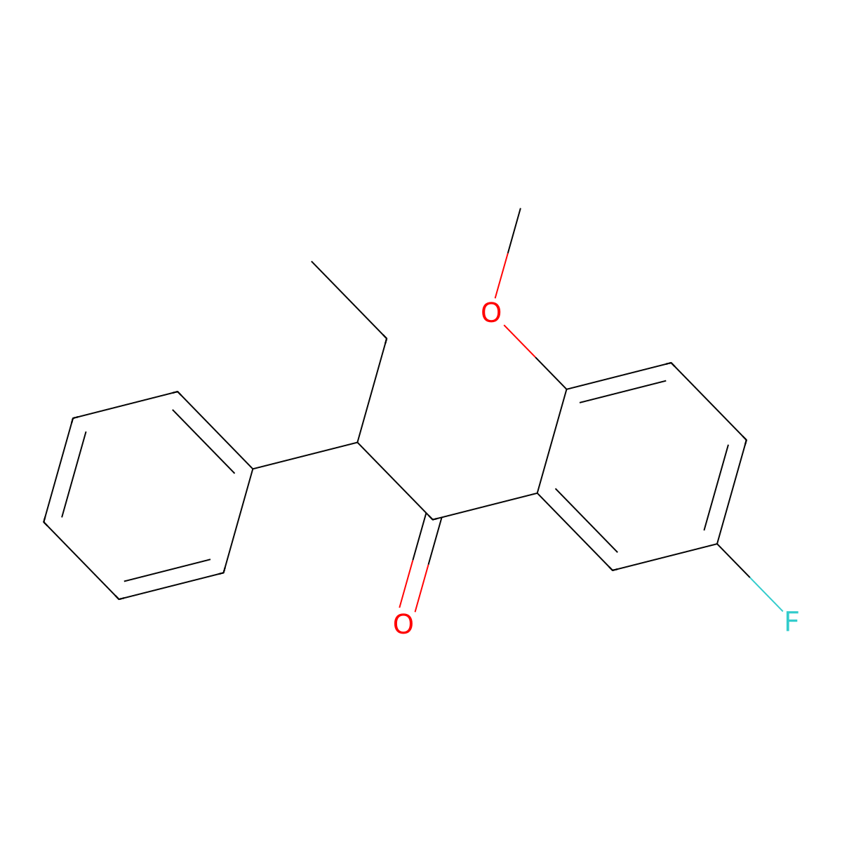 1-(5-Fluoro-2-methoxyphenyl)-2-phenylbutan-1-one molecular structure, CAS 1094748-78-3
