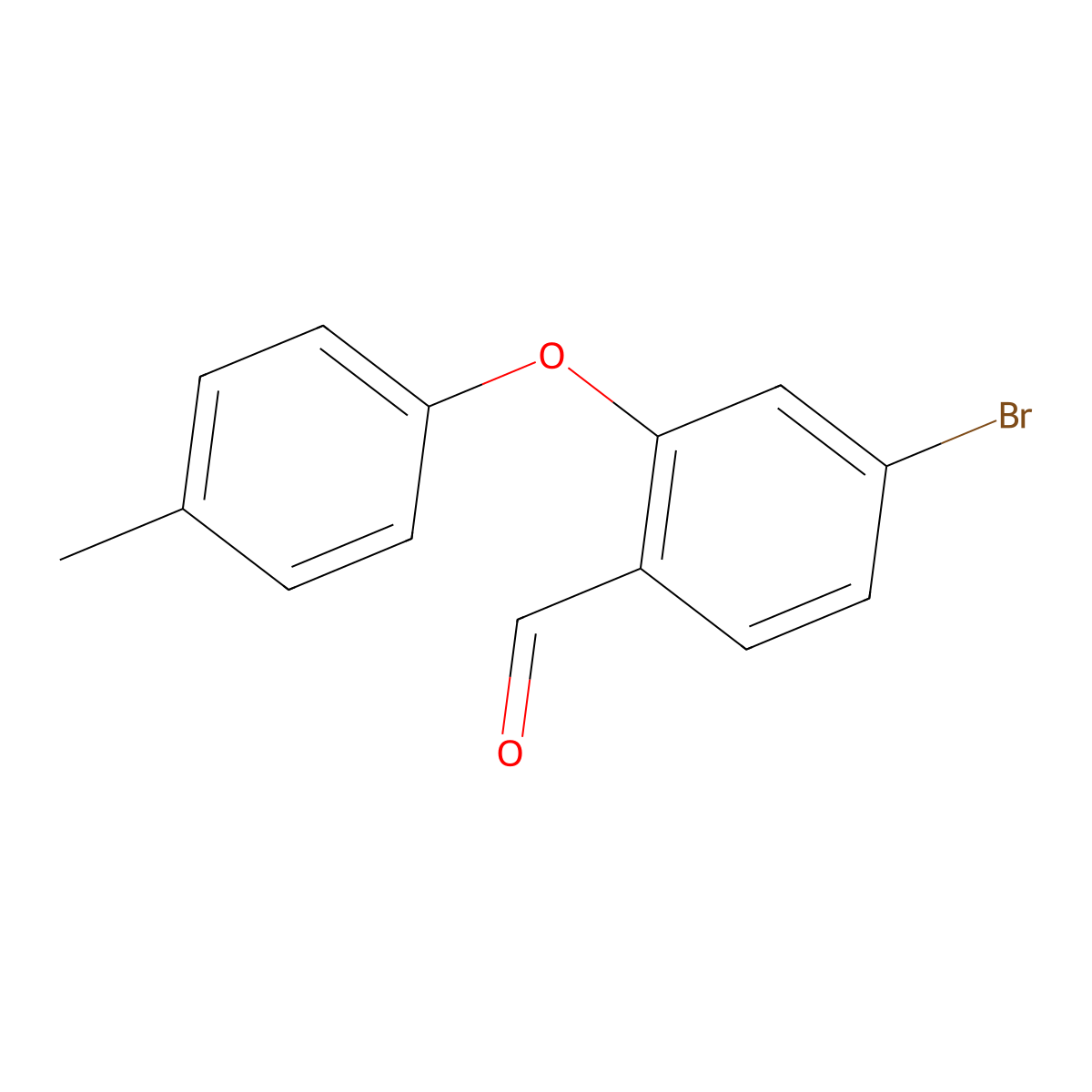 4-Bromo-2-(4-methylphenoxy)benzaldehyde molecular structure, CAS 1094750-41-0