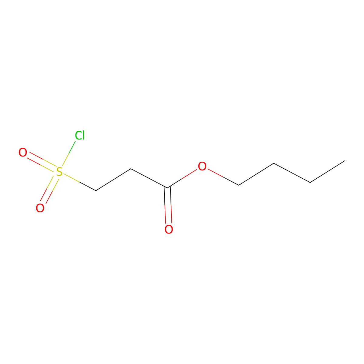 Butyl 3-sulfopropanoate molecular structure, CAS 1094752-63-2