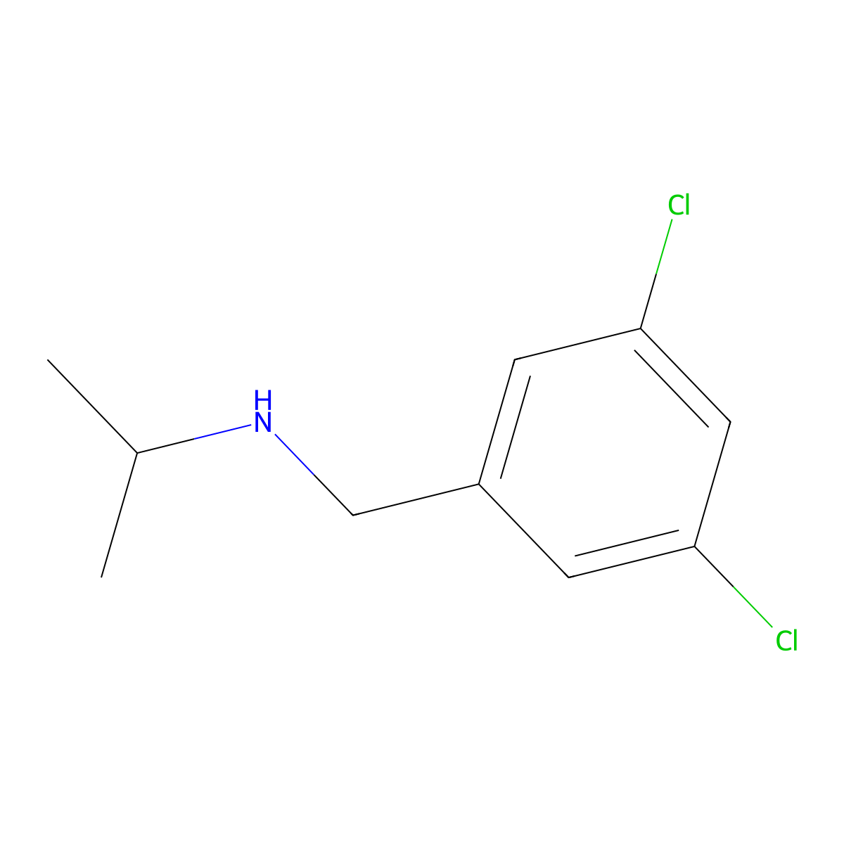 [(3,5-Dichlorophenyl)methyl](propan-2-yl)amine molecular structure, CAS 1094755-34-6