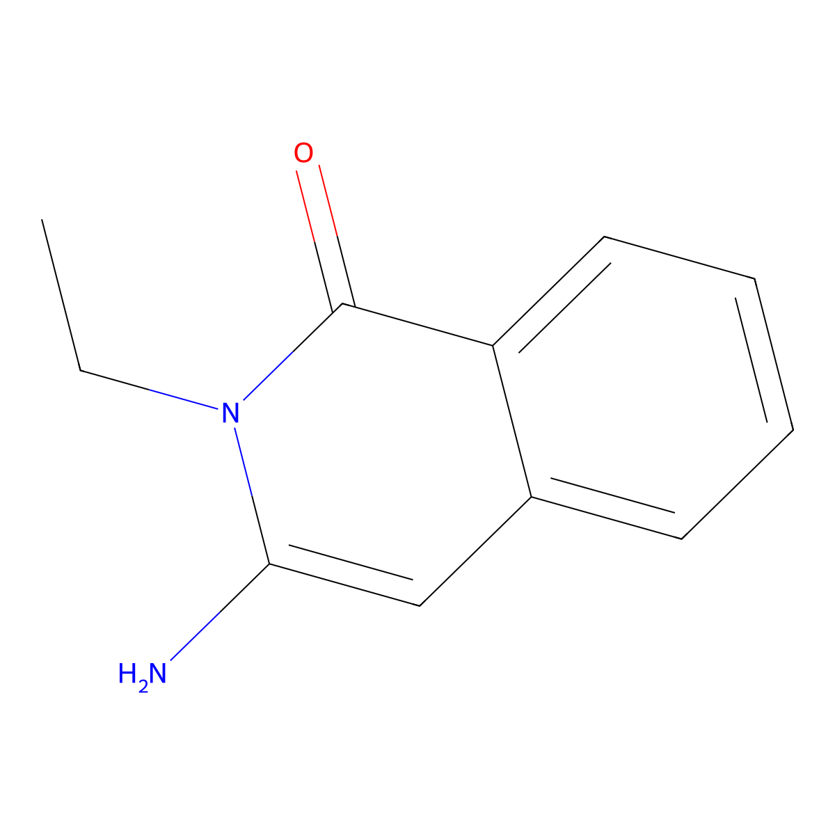 3-Amino-2-ethyl-1,2-dihydroisoquinolin-1-one molecular structure, CAS 1094762-84-1