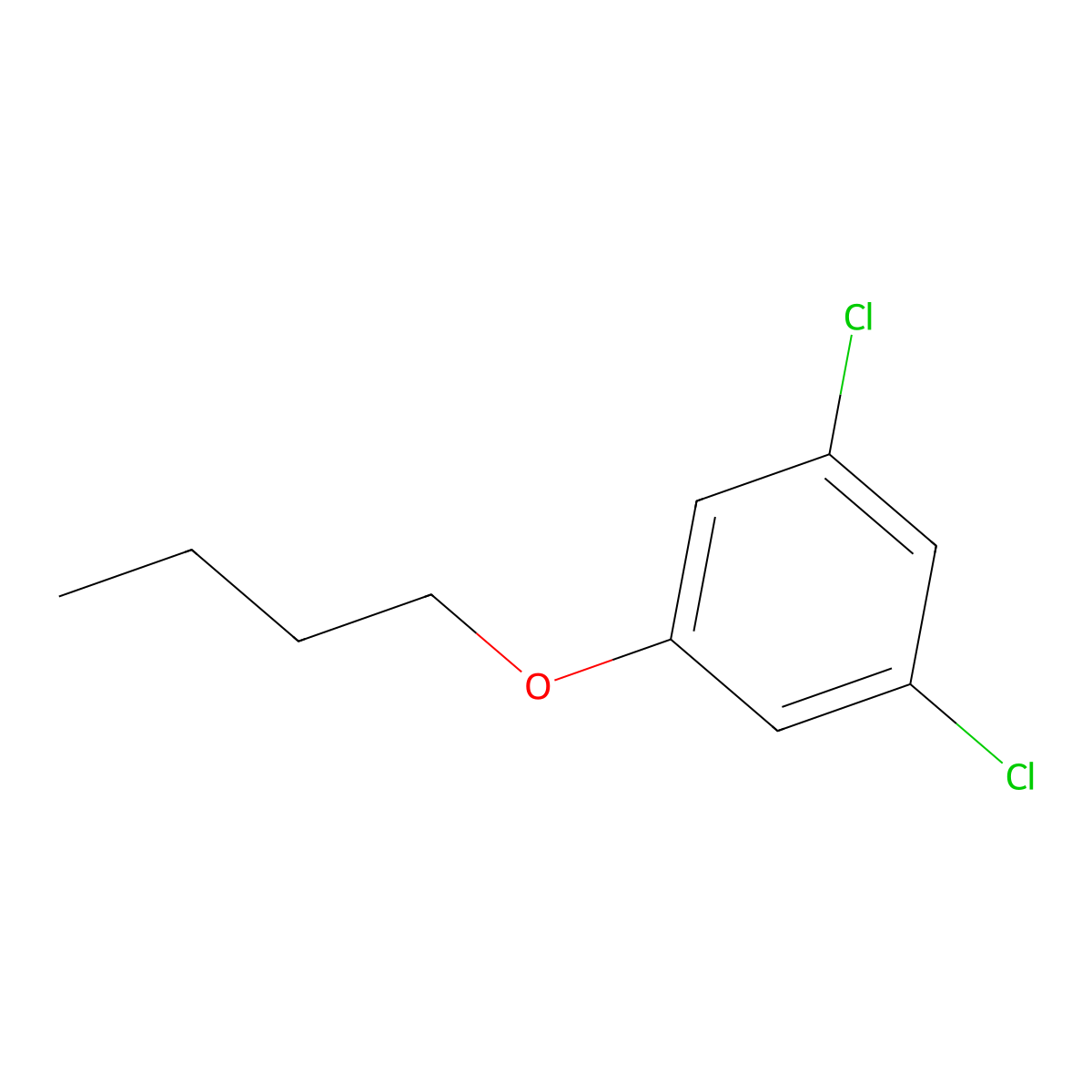 1-Butoxy-3,5-dichlorobenzene molecular structure, CAS 1094778-40-1