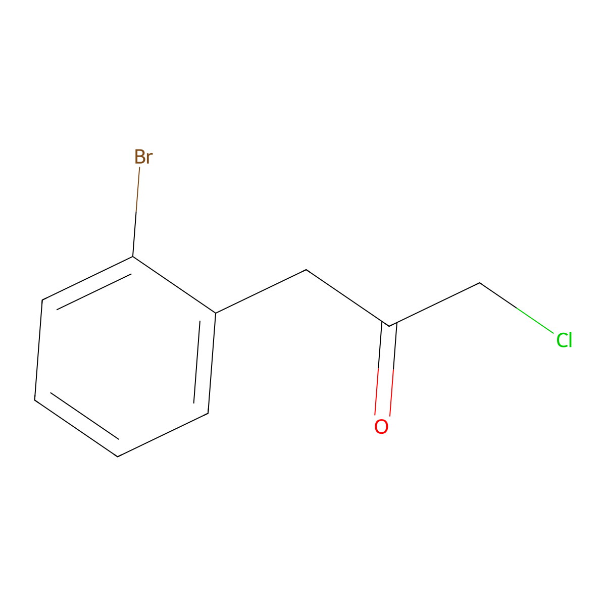 1-(2-Bromophenyl)-3-chloropropan-2-one molecular structure, CAS 1094787-56-0