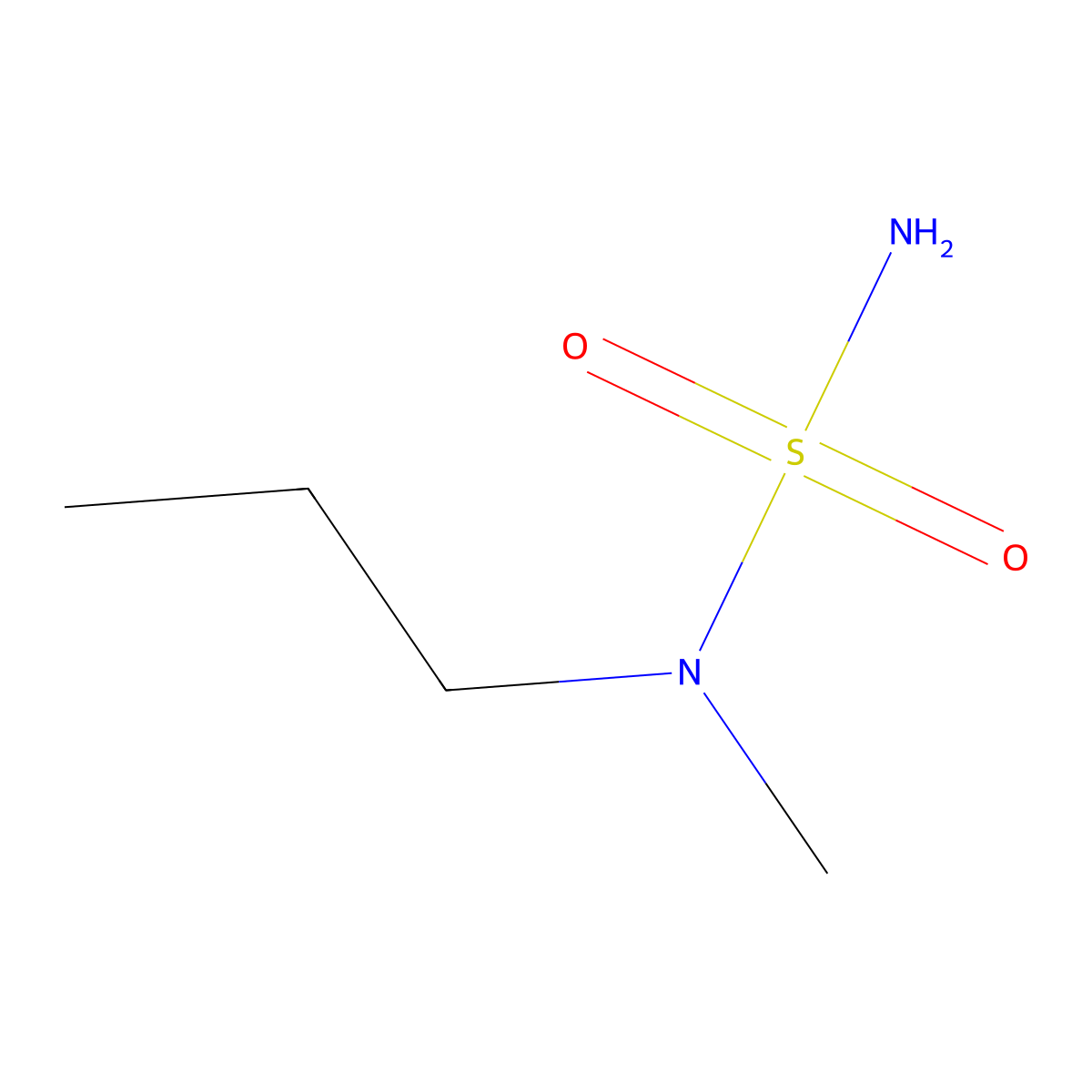 (Methyl(propyl)sulfamoyl)amine molecular structure, CAS 1094790-34-7