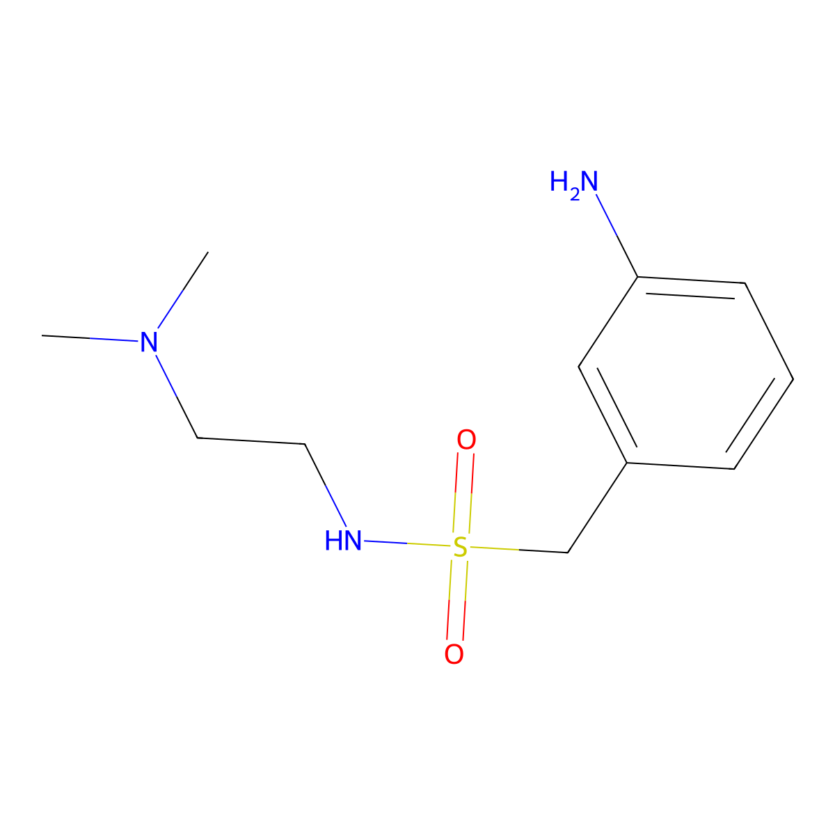 1-(3-Aminophenyl)-n-(2-(dimethylamino)ethyl)methanesulfonamide molecular structure, CAS 1094797-87-1