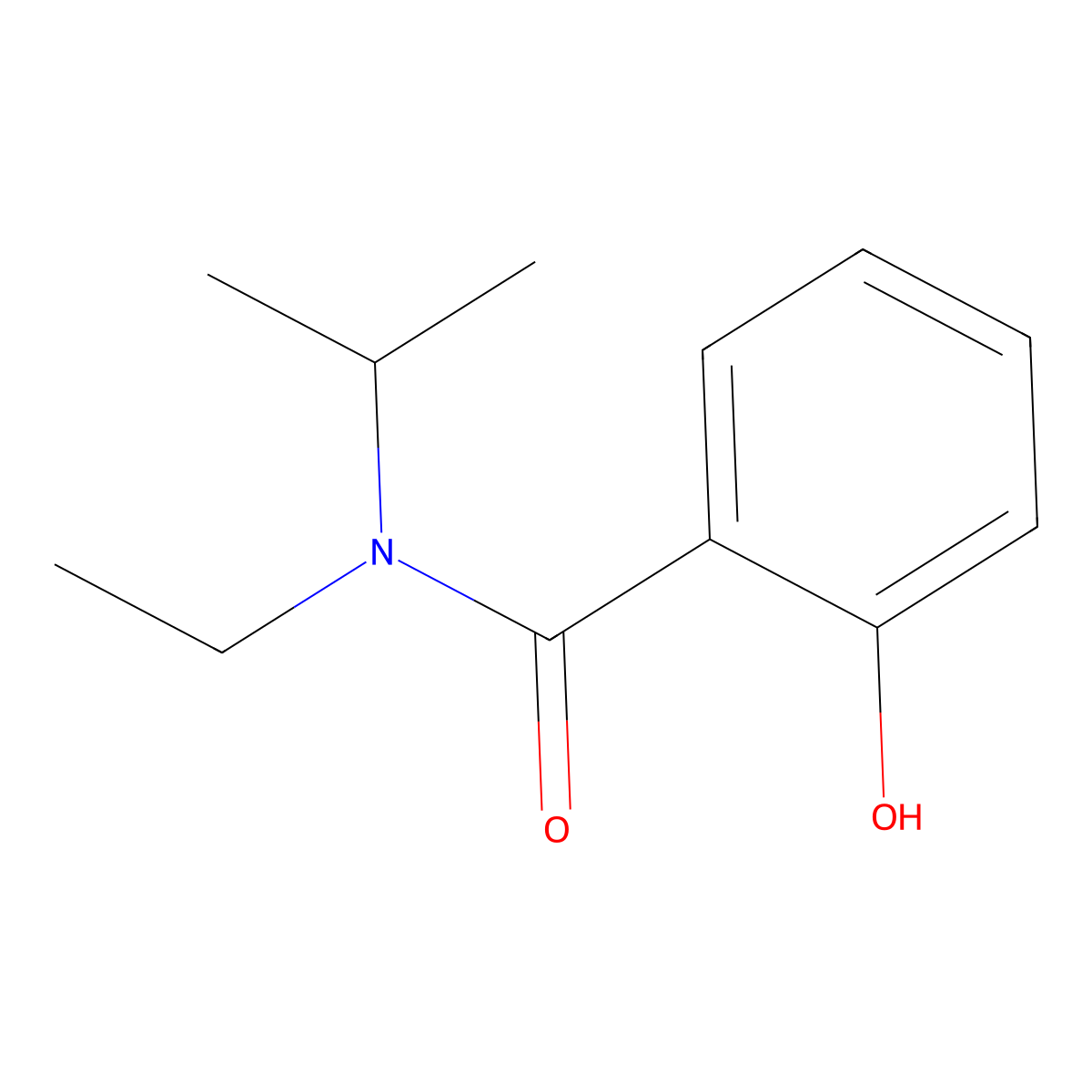 N-Ethyl-2-hydroxy-N-(1-methylethyl)benzamide molecular structure, CAS 1094798-44-3