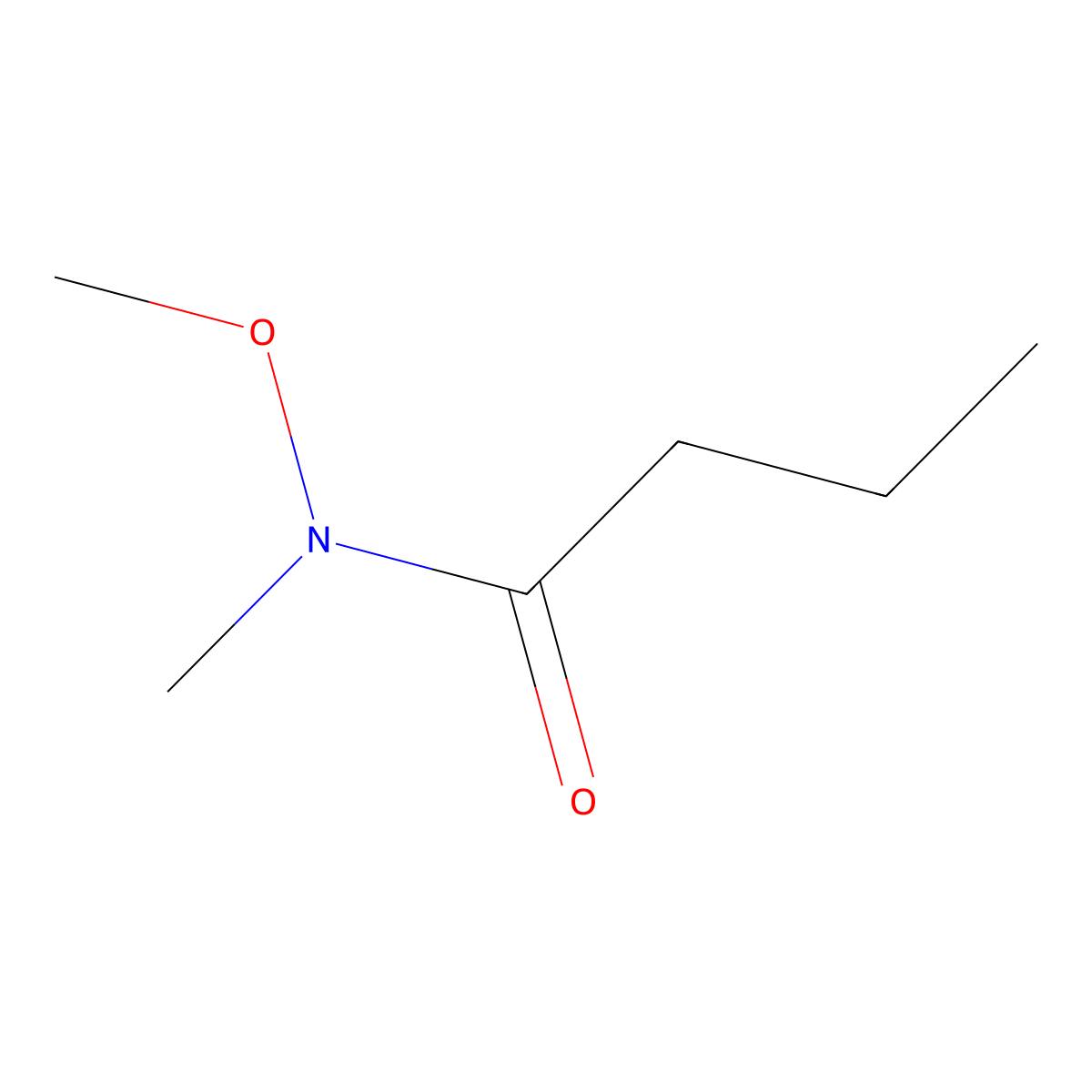 N-Methoxy-N-methylbutyramide molecular structure, CAS 109480-78-6