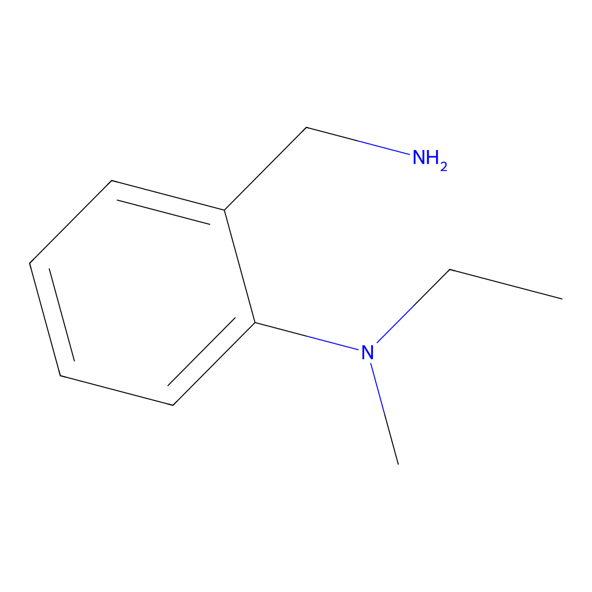 2-(aminomethyl)-N-ethyl-N-methylaniline molecular structure, CAS 1094800-77-7