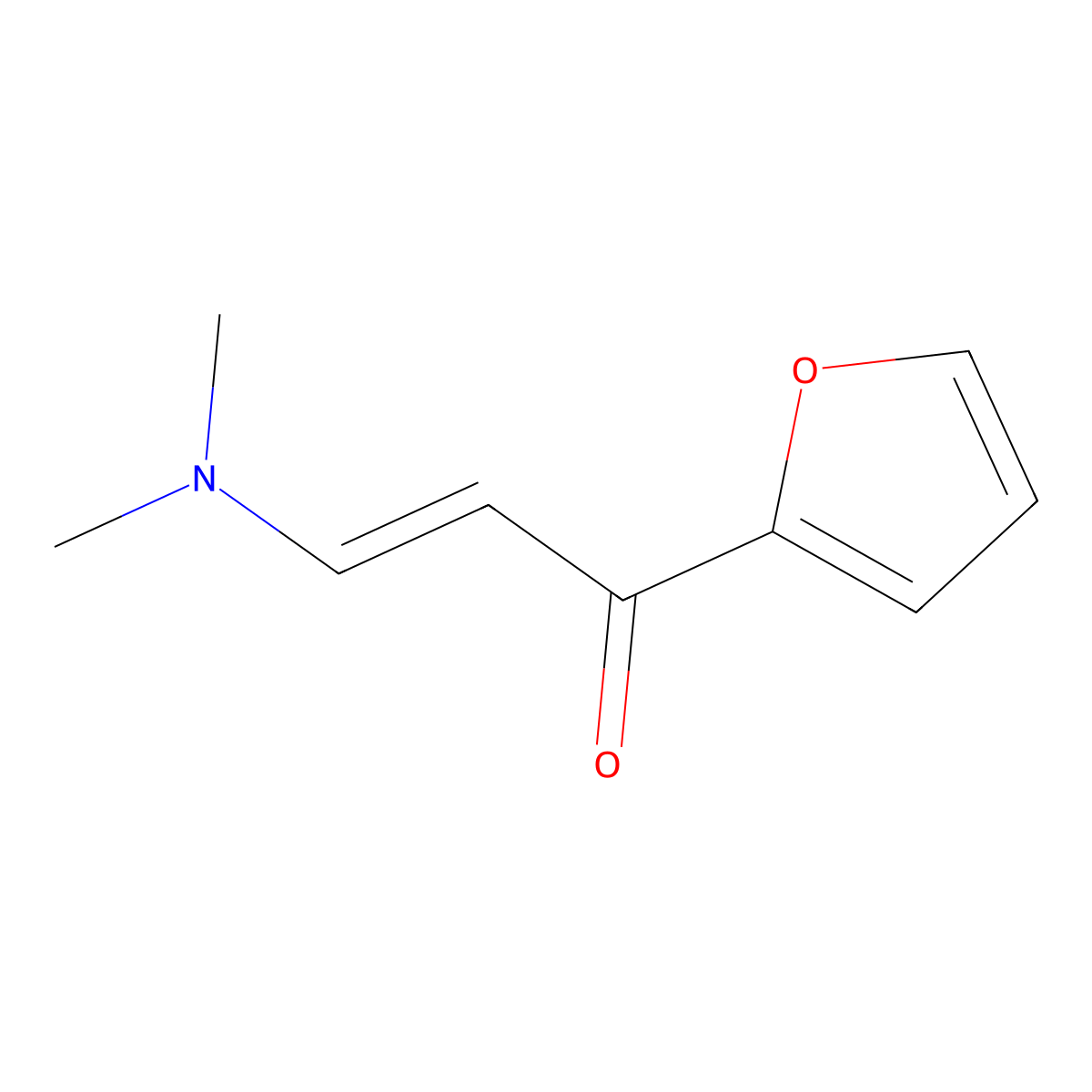 (2E)-3-(Dimethylamino)-1-(2-furyl)prop-2-EN-1-one molecular structure, CAS 109482-86-2