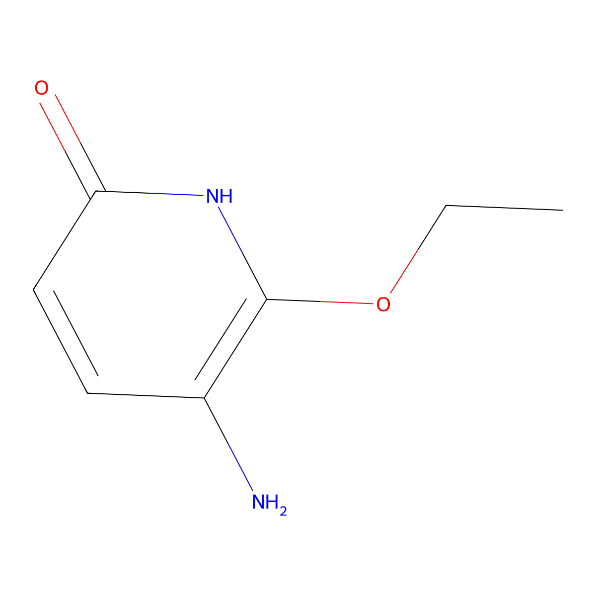 5-Amino-6-ethoxypyridin-2-ol molecular structure, CAS 1094826-68-2