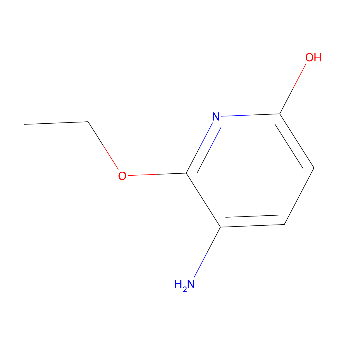 5-Amino-6-ethoxypyridin-2-ol molecular structure, CAS 1094826-68-2